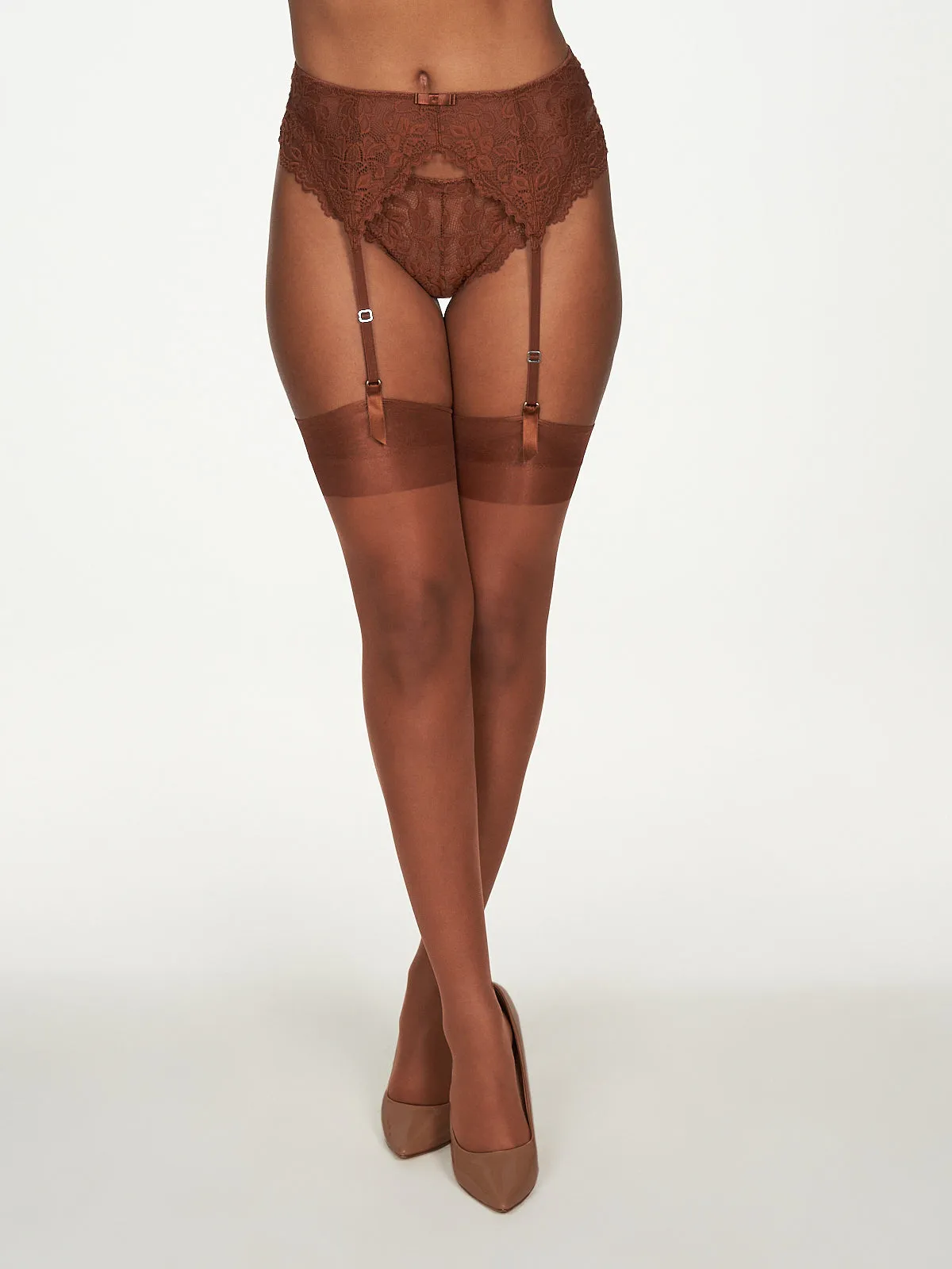 2-Pack Sheer Thigh High Stockings