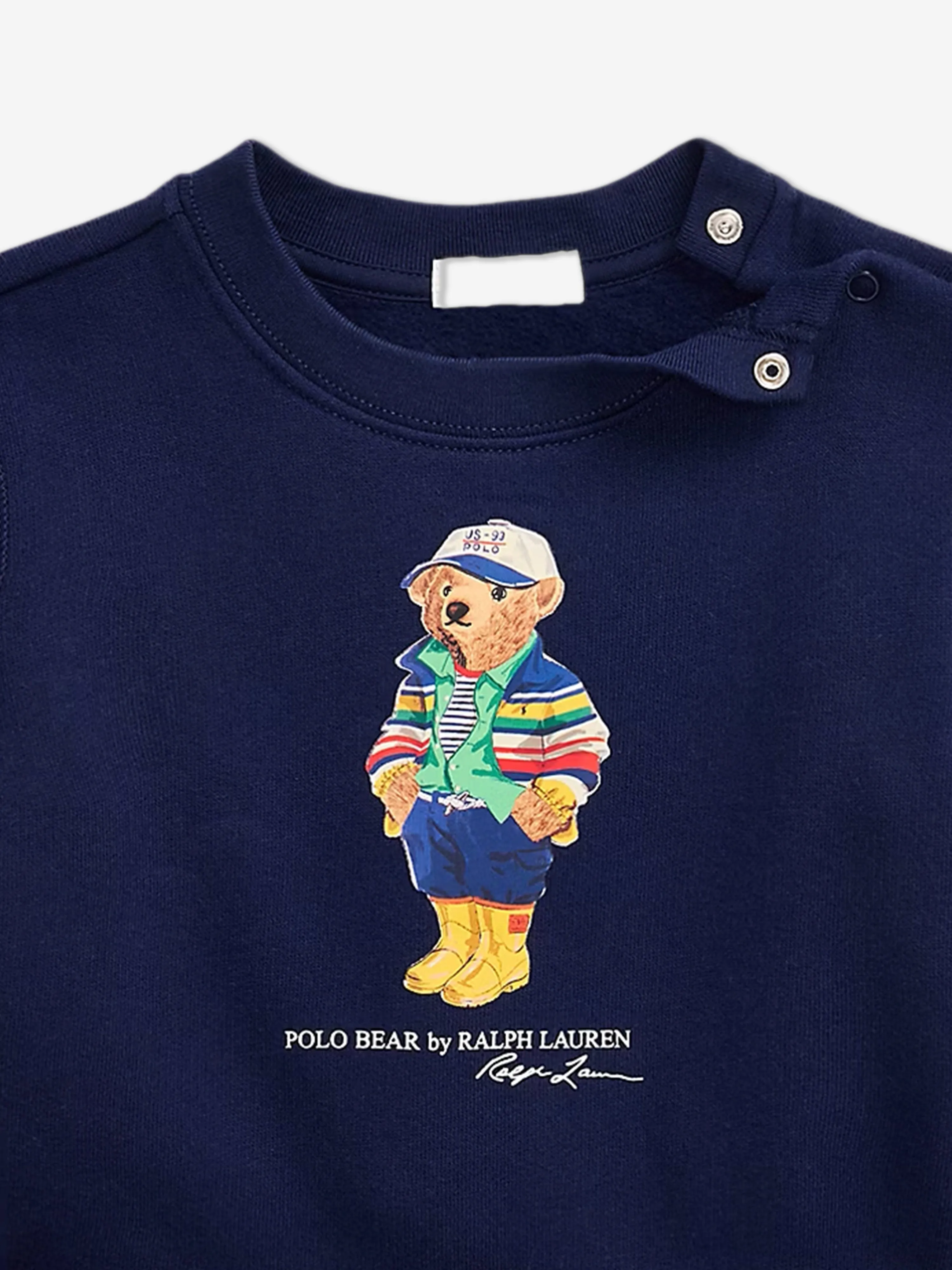 Baby Boys Cotton Sweatshirt in Navy