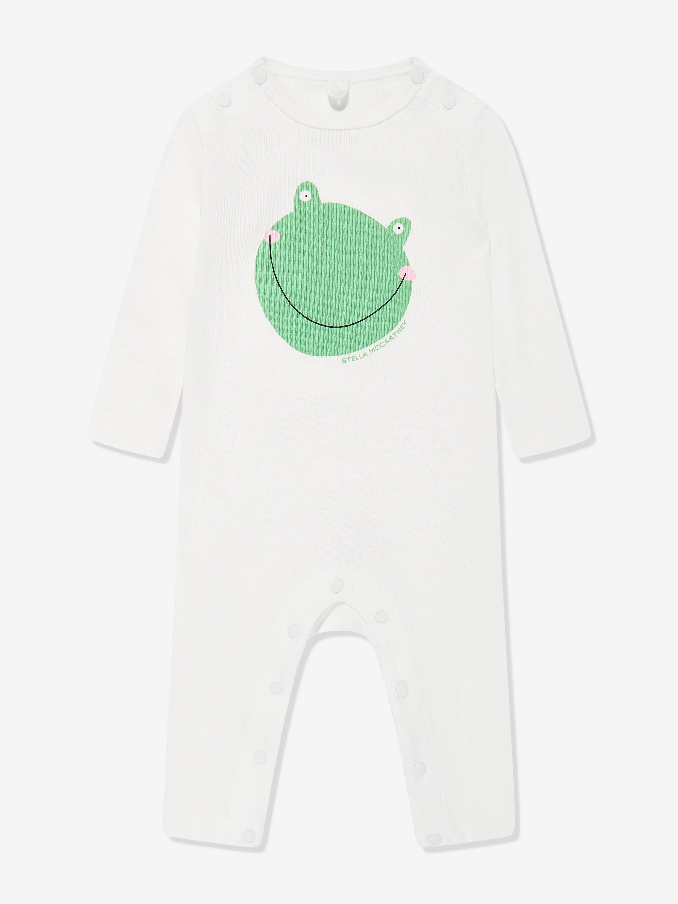 Baby Boys Frog Romper Set in Ivory
