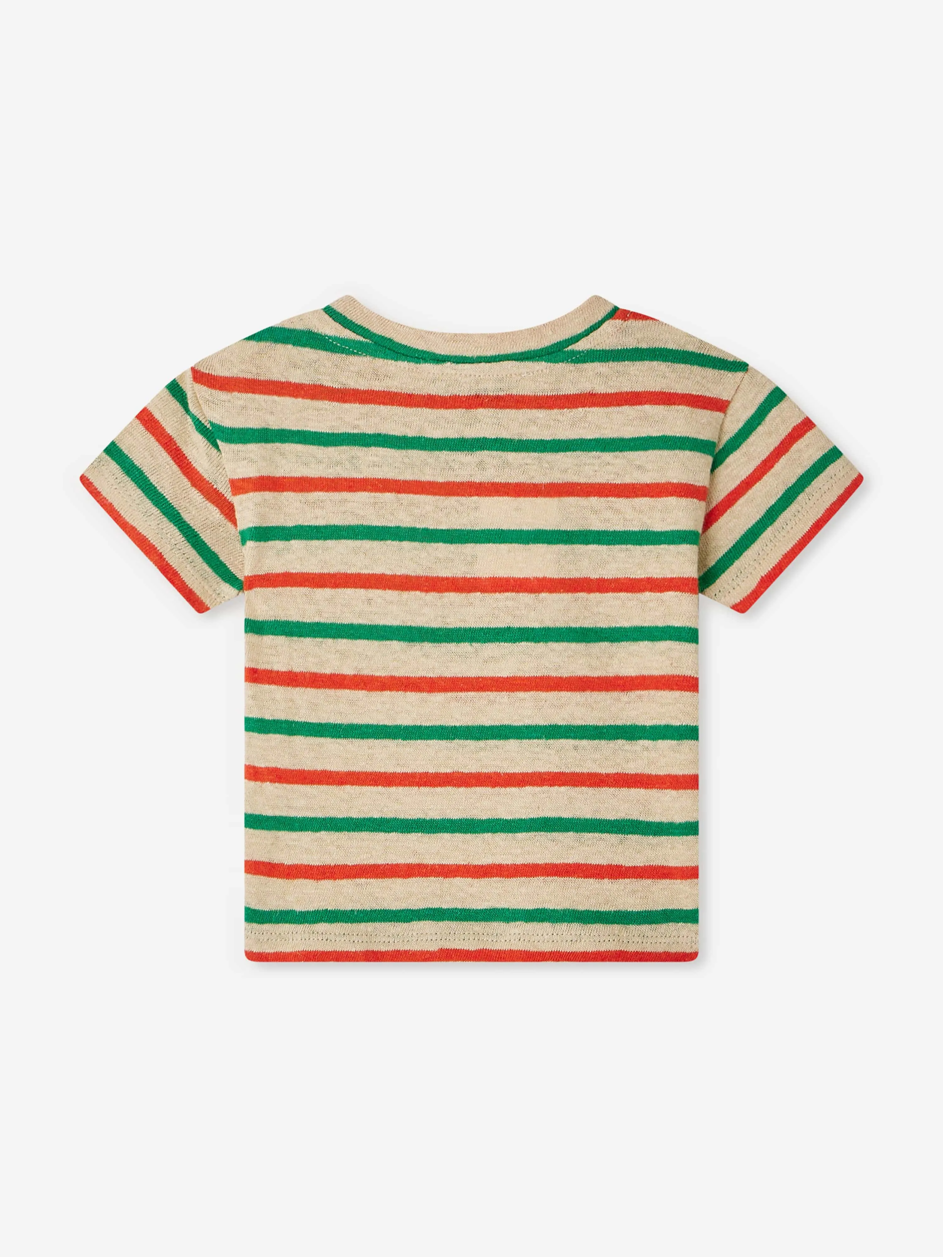 Baby Boys Striped Gaye T-Shirt in Red