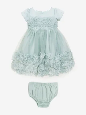 Baby Girls Mint Meadow Dress in Green