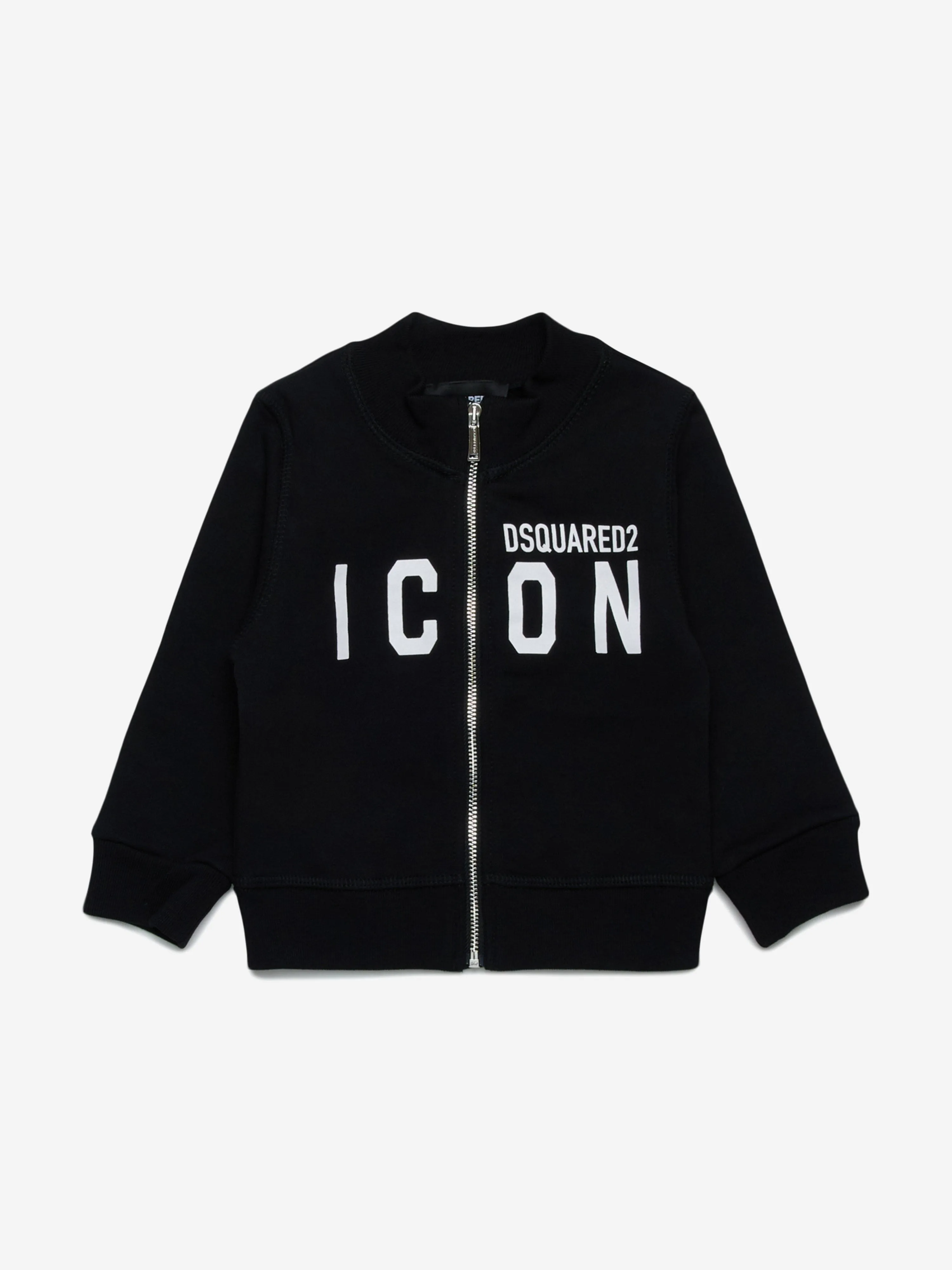 Baby Icon Zip Up Top in Black