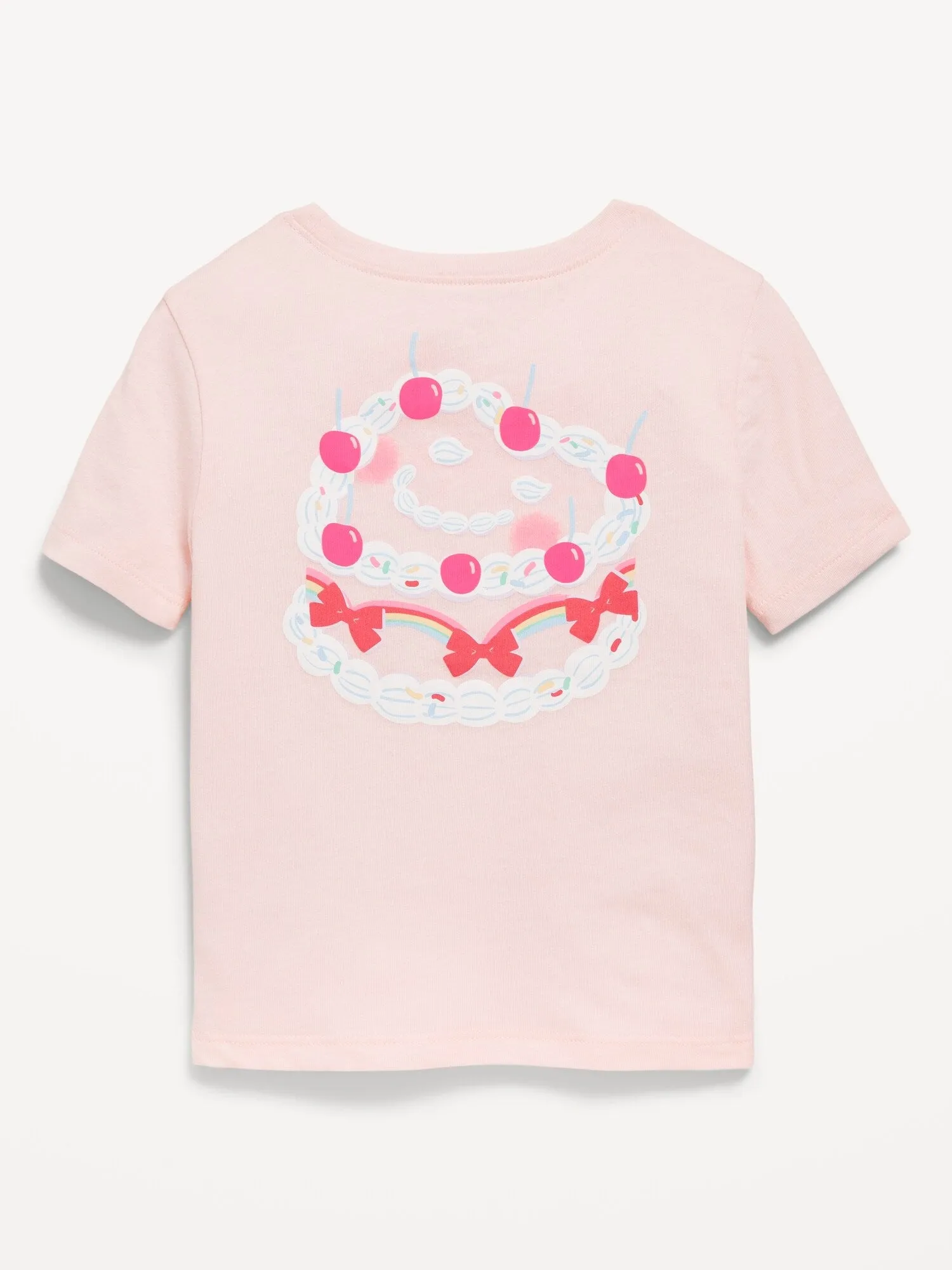Birthday Graphic T-Shirt for Toddler Girls