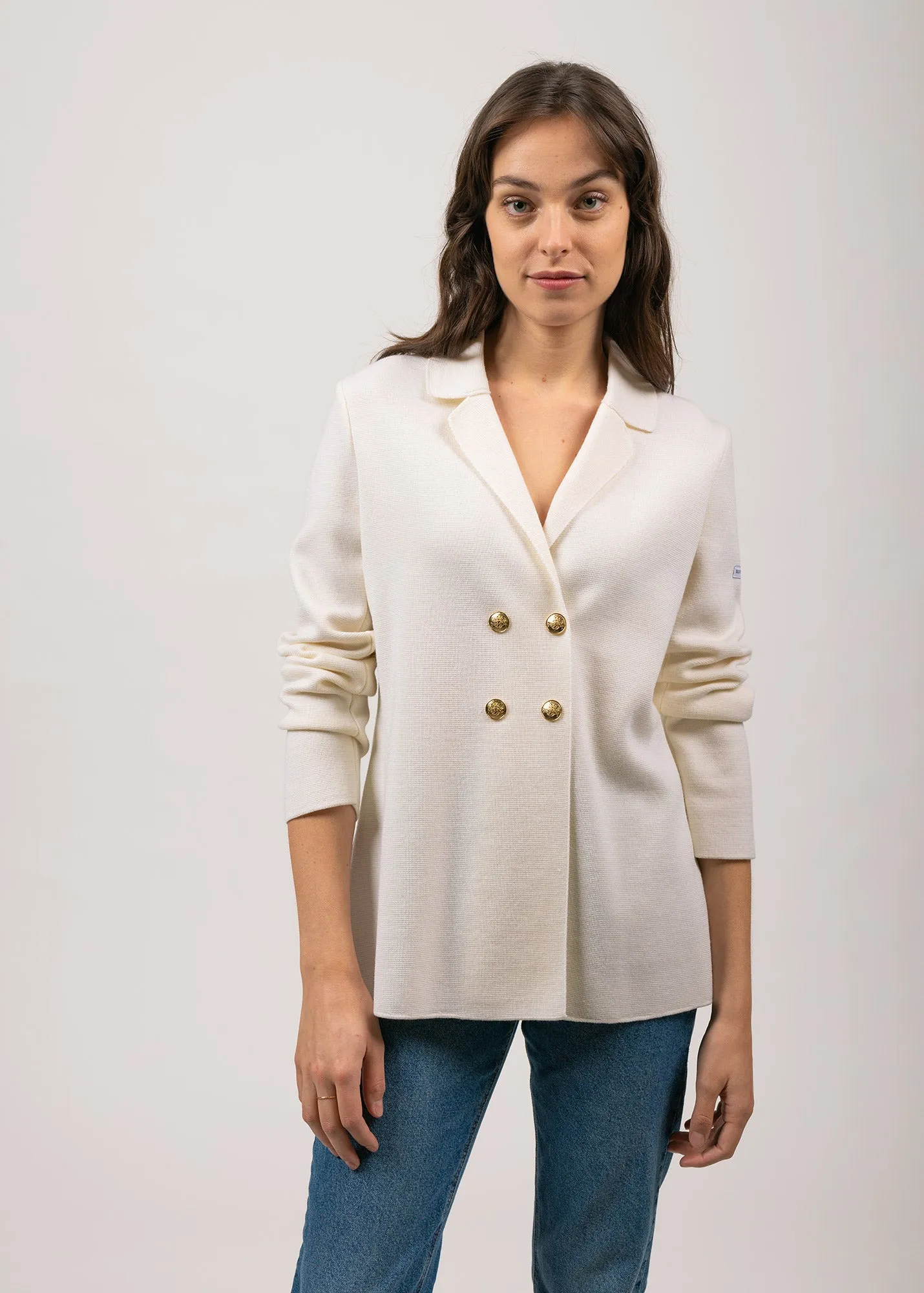 Blazer Charente - en laine (BLANC)