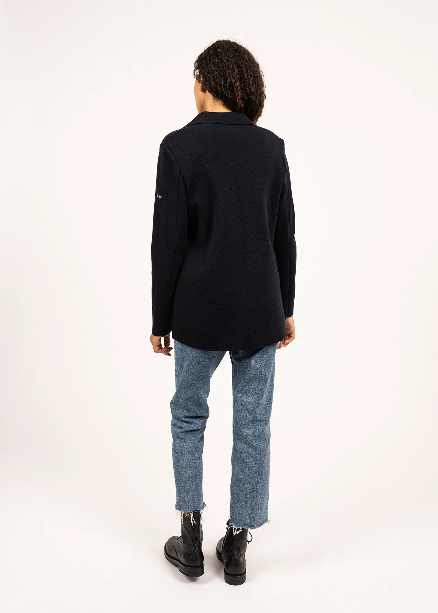 Blazer Charente - en laine (NAVY)