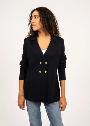 Blazer Charente - en laine (NAVY)