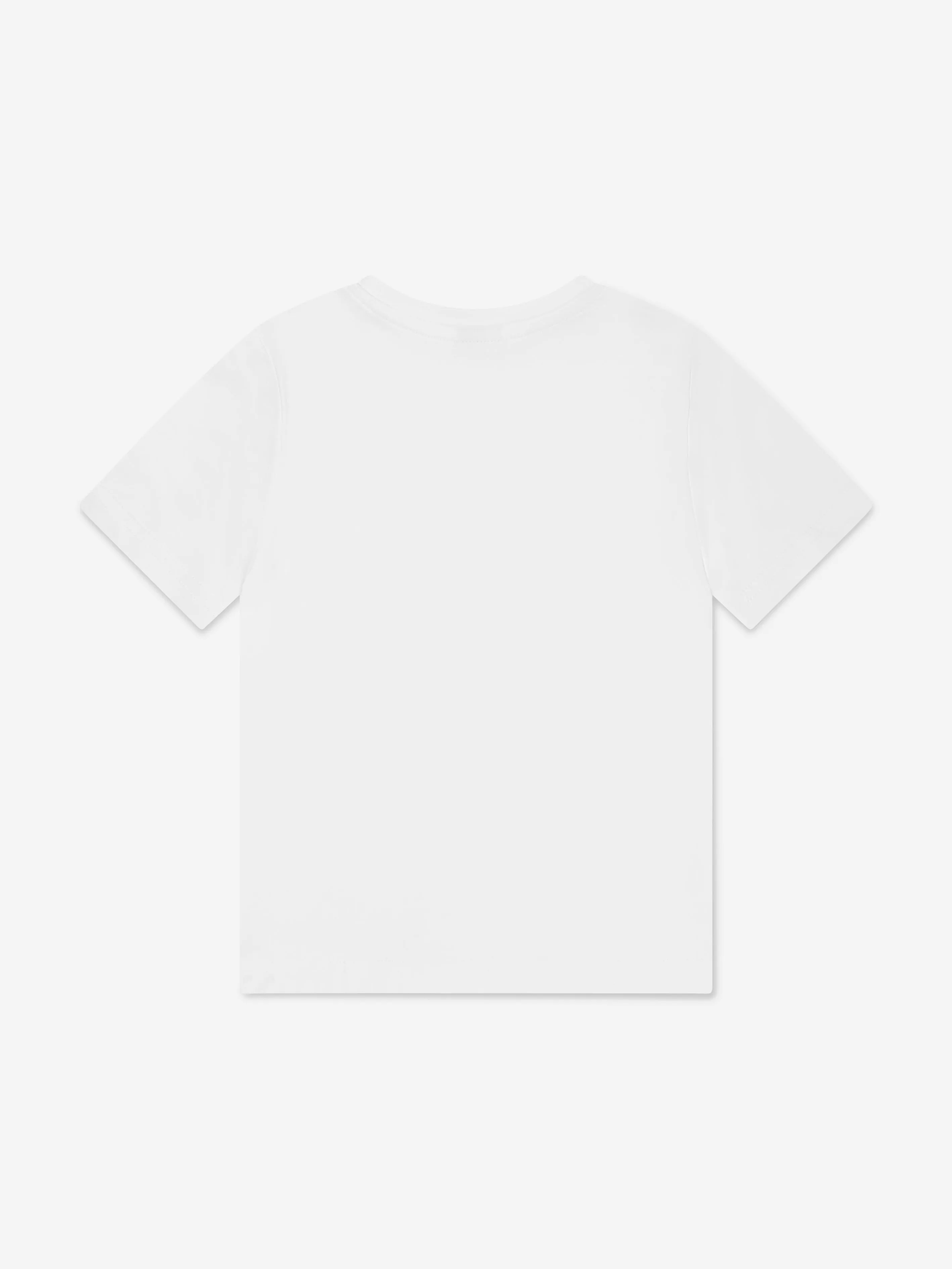 BOSS Boys Logo Print T-Shirt in White