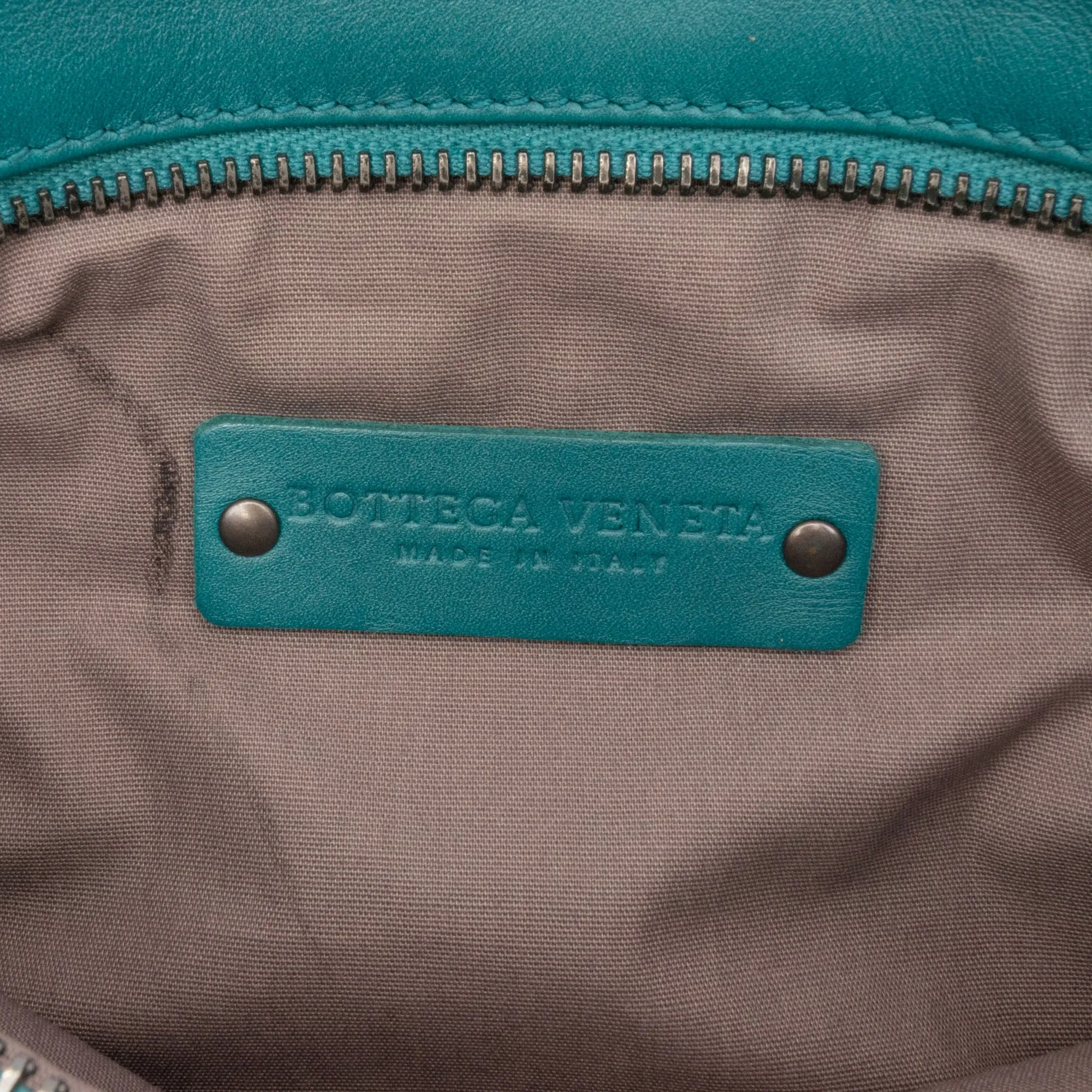 Bottega Veneta Nappa Intrecciato Crossbody Blue