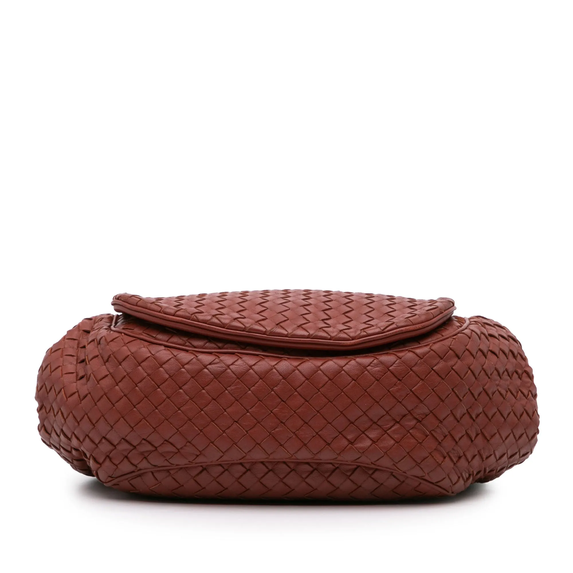 Bottega Veneta Nappa Intrecciato Flap Crossbody