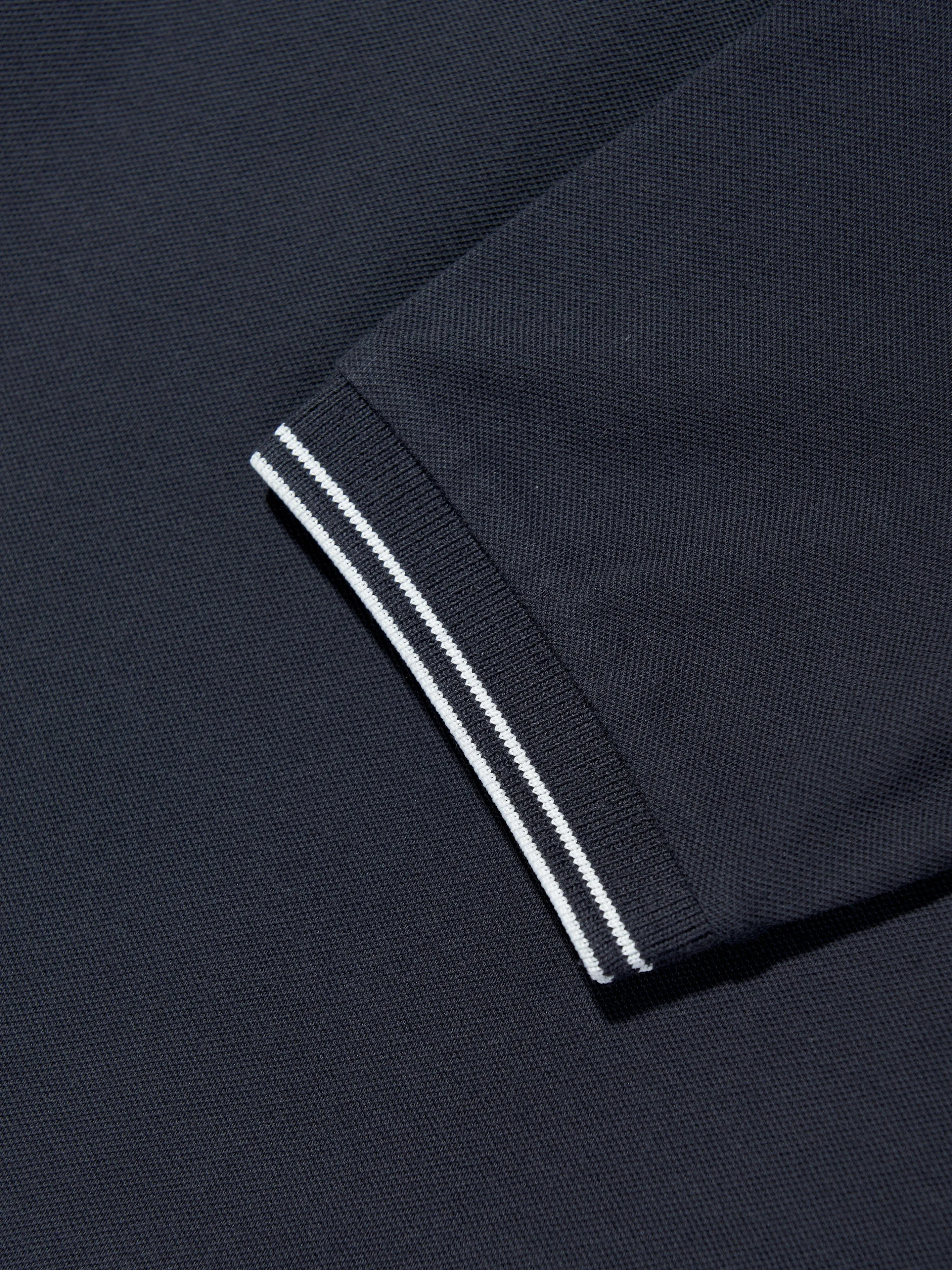 Boys Compass Logo Polo Shirt in Navy