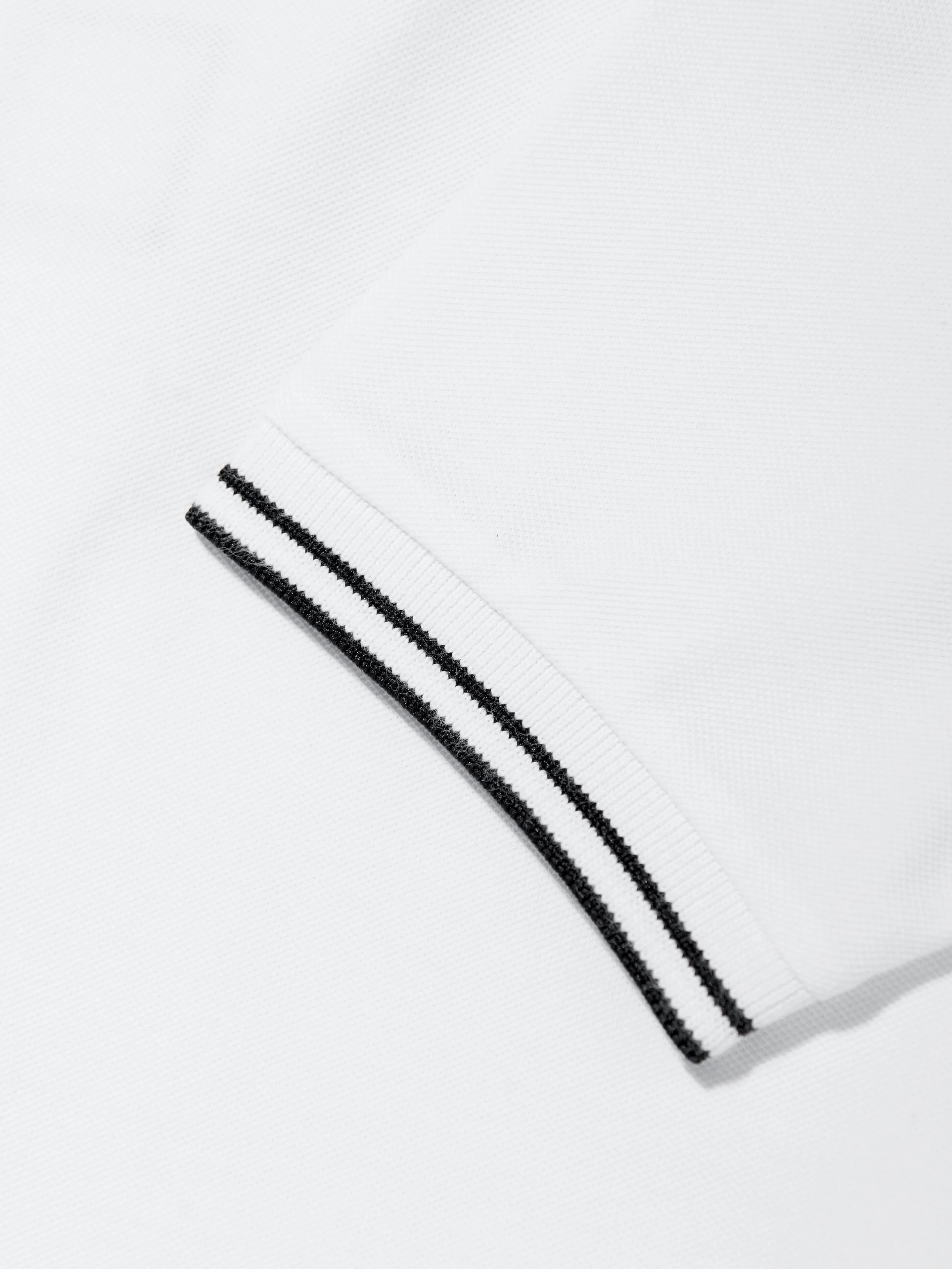 Boys Compass Logo Polo Shirt in White