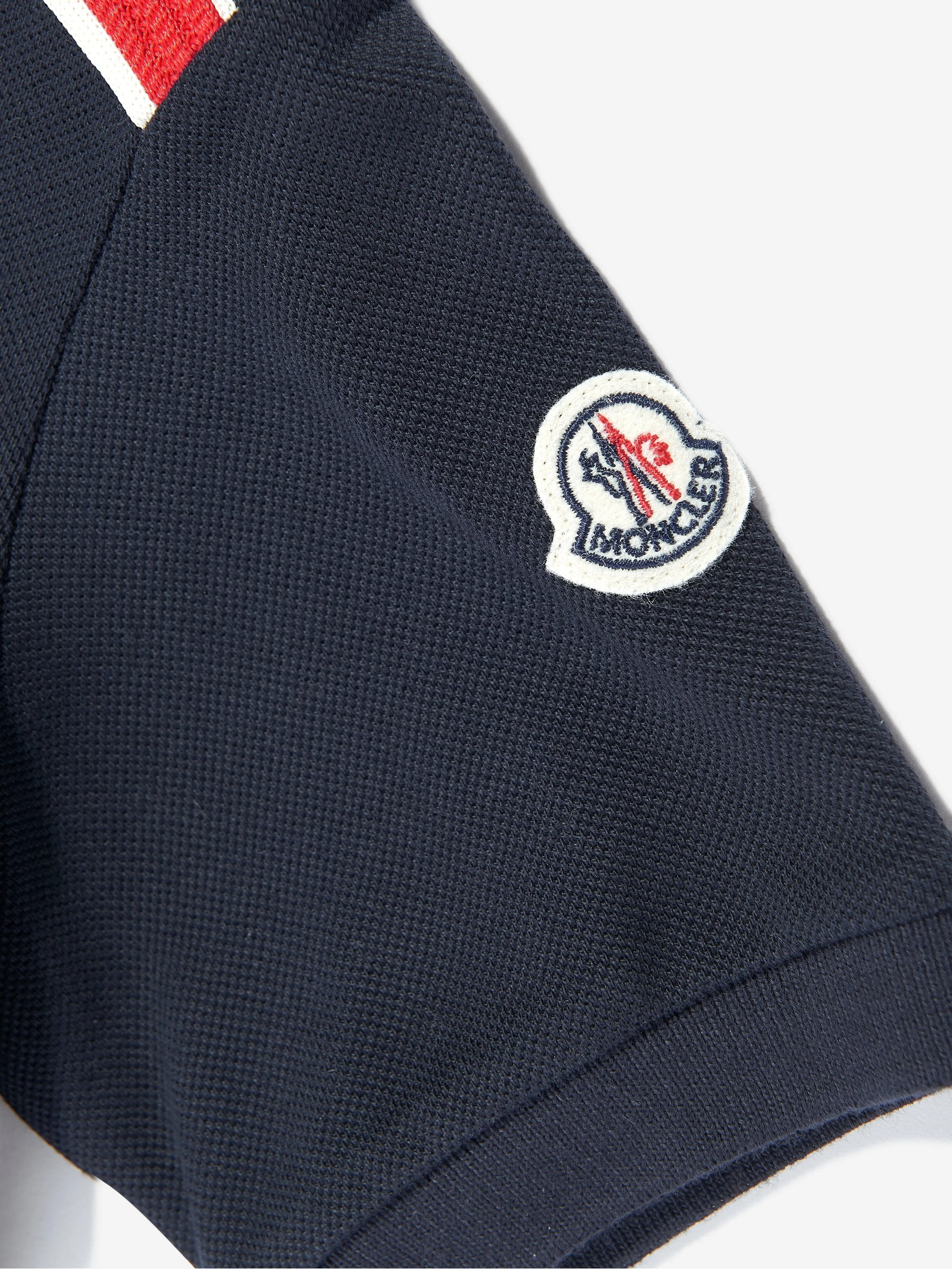 Boys Cotton Piqu  Polo Shirt in Navy