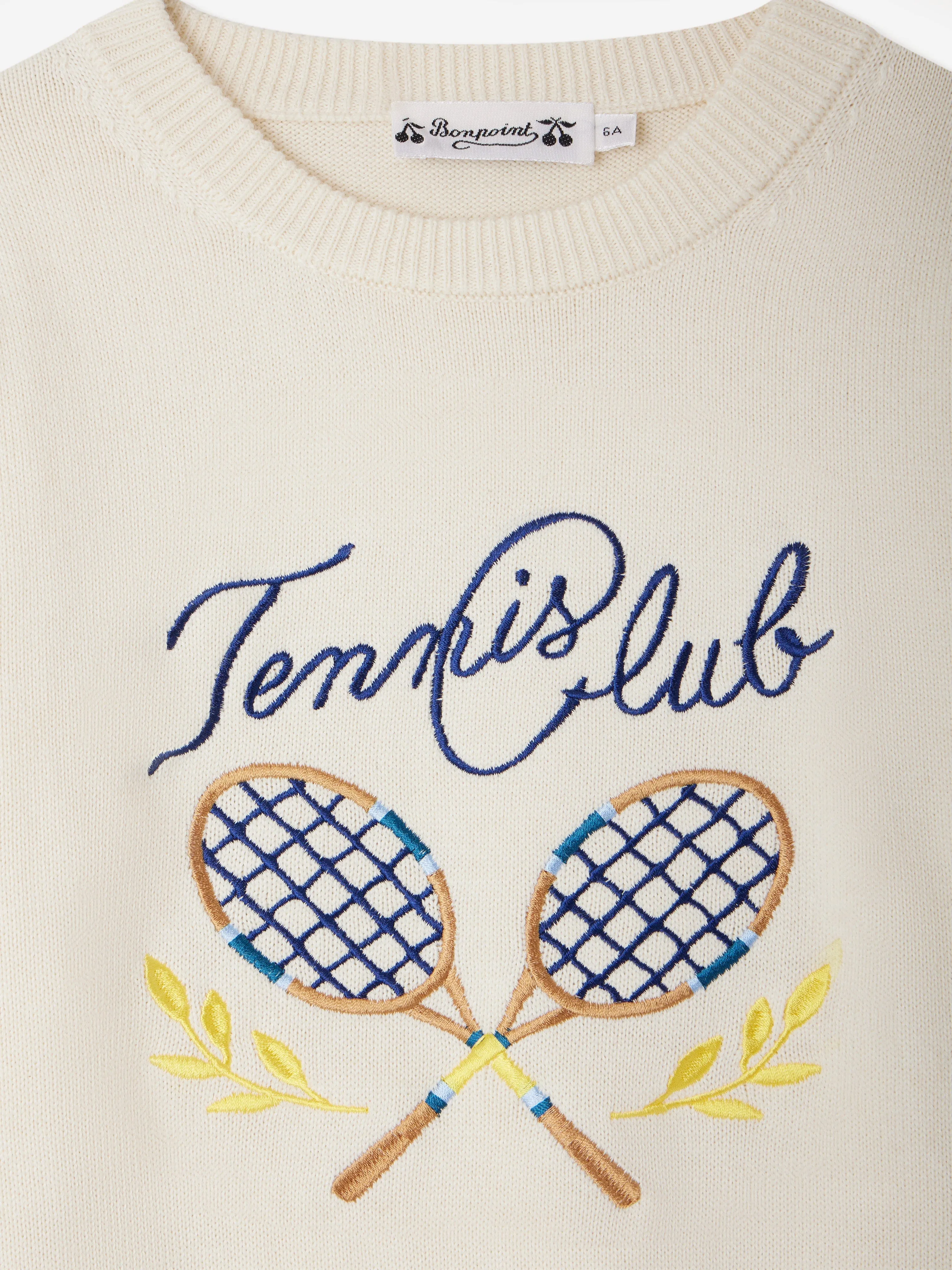Boys Elvir Jumper in Ivory