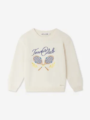 Boys Elvir Jumper in Ivory