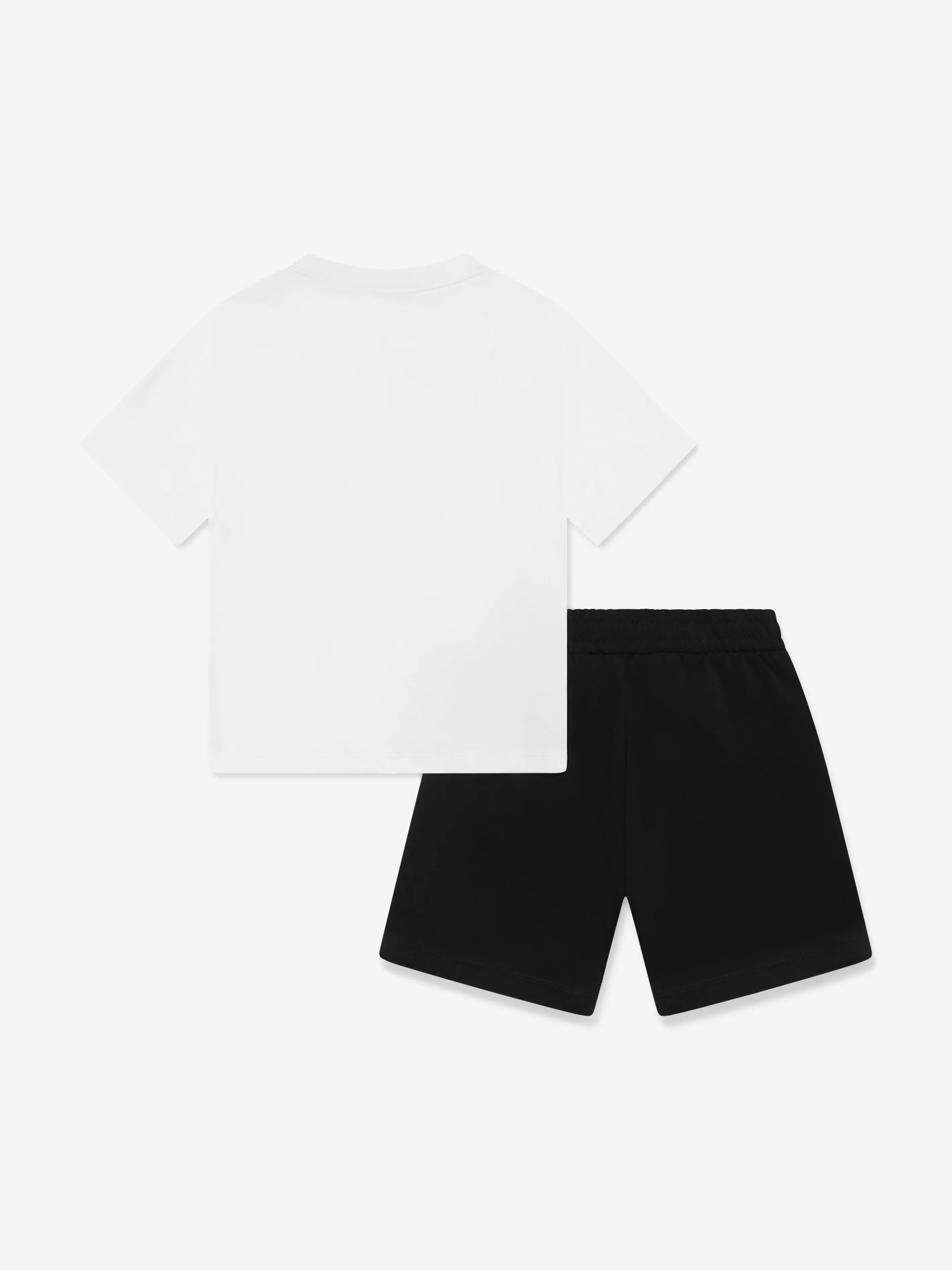 Boys Logo Short Set in White
