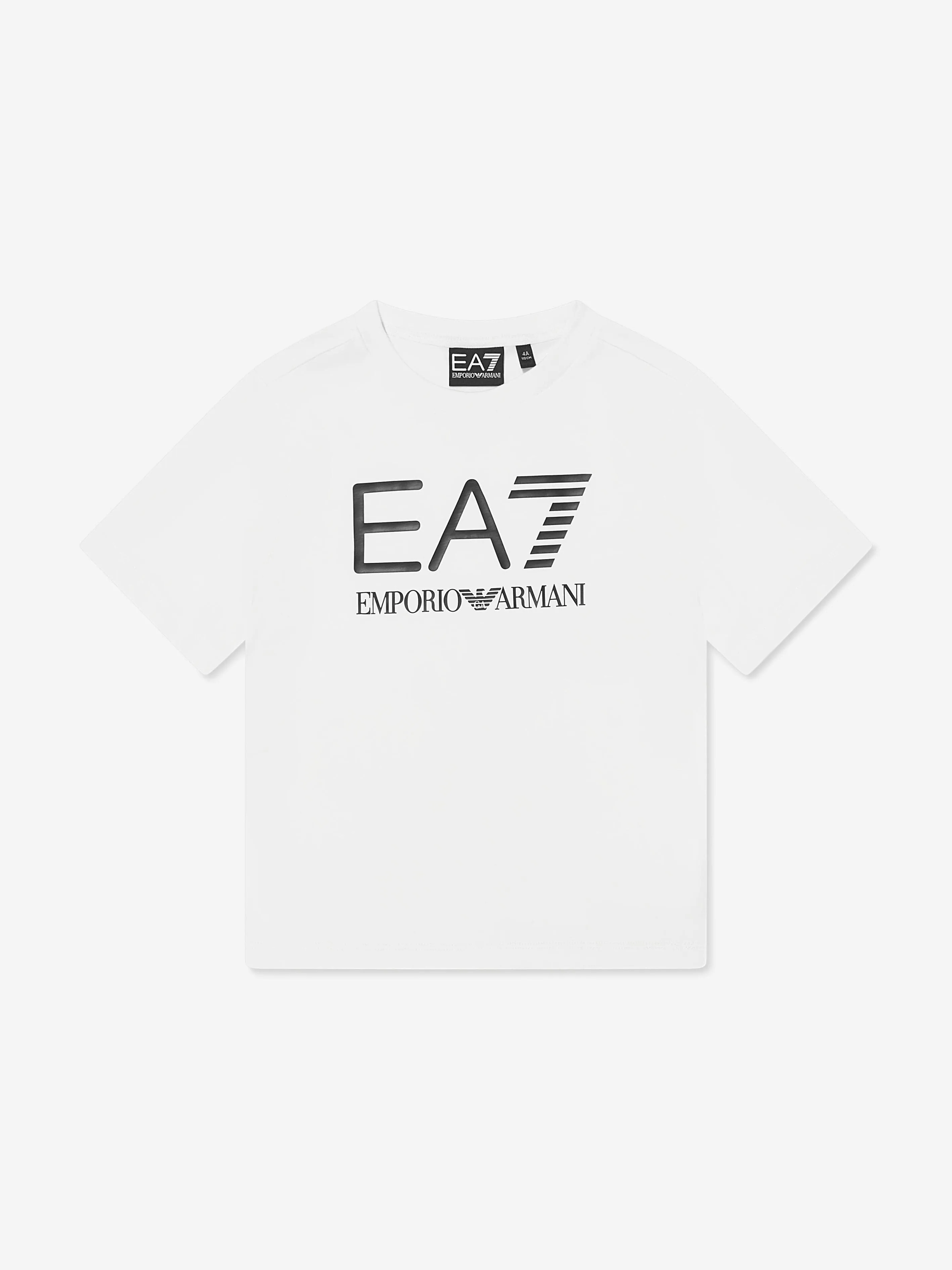 Boys Logo Short Set in White