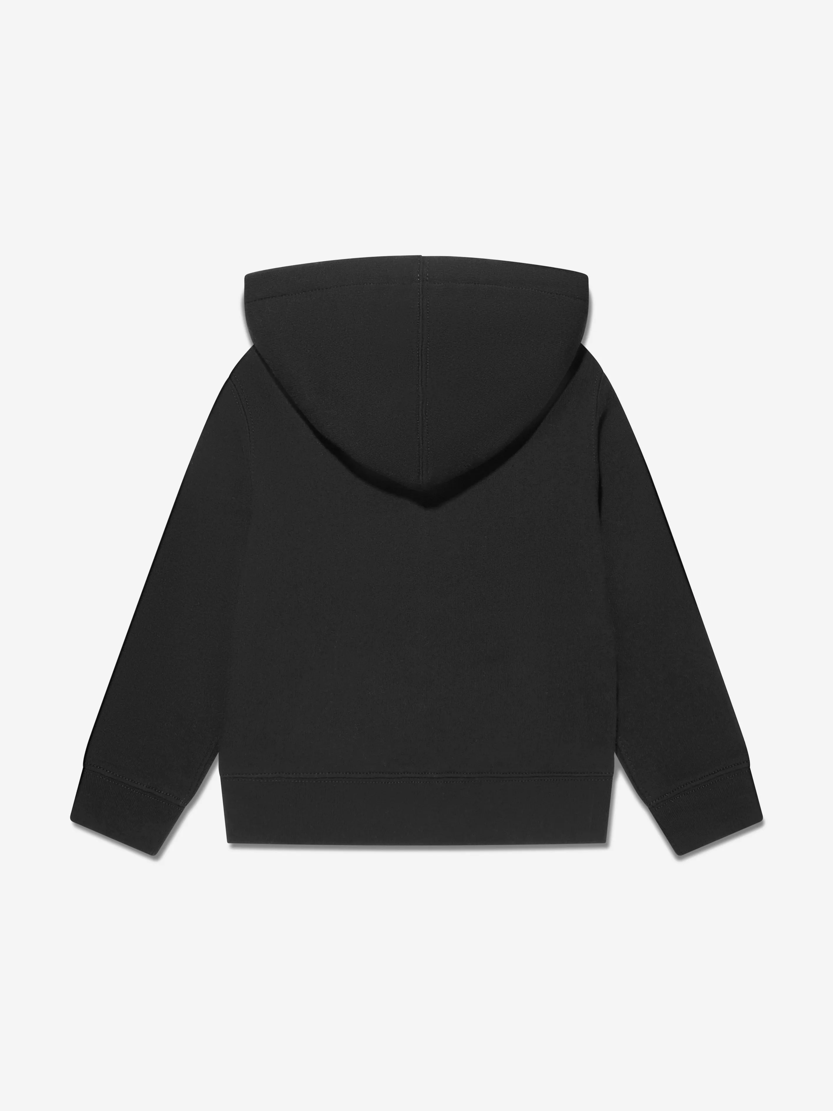 Boys Logo Zip Up Top in Black