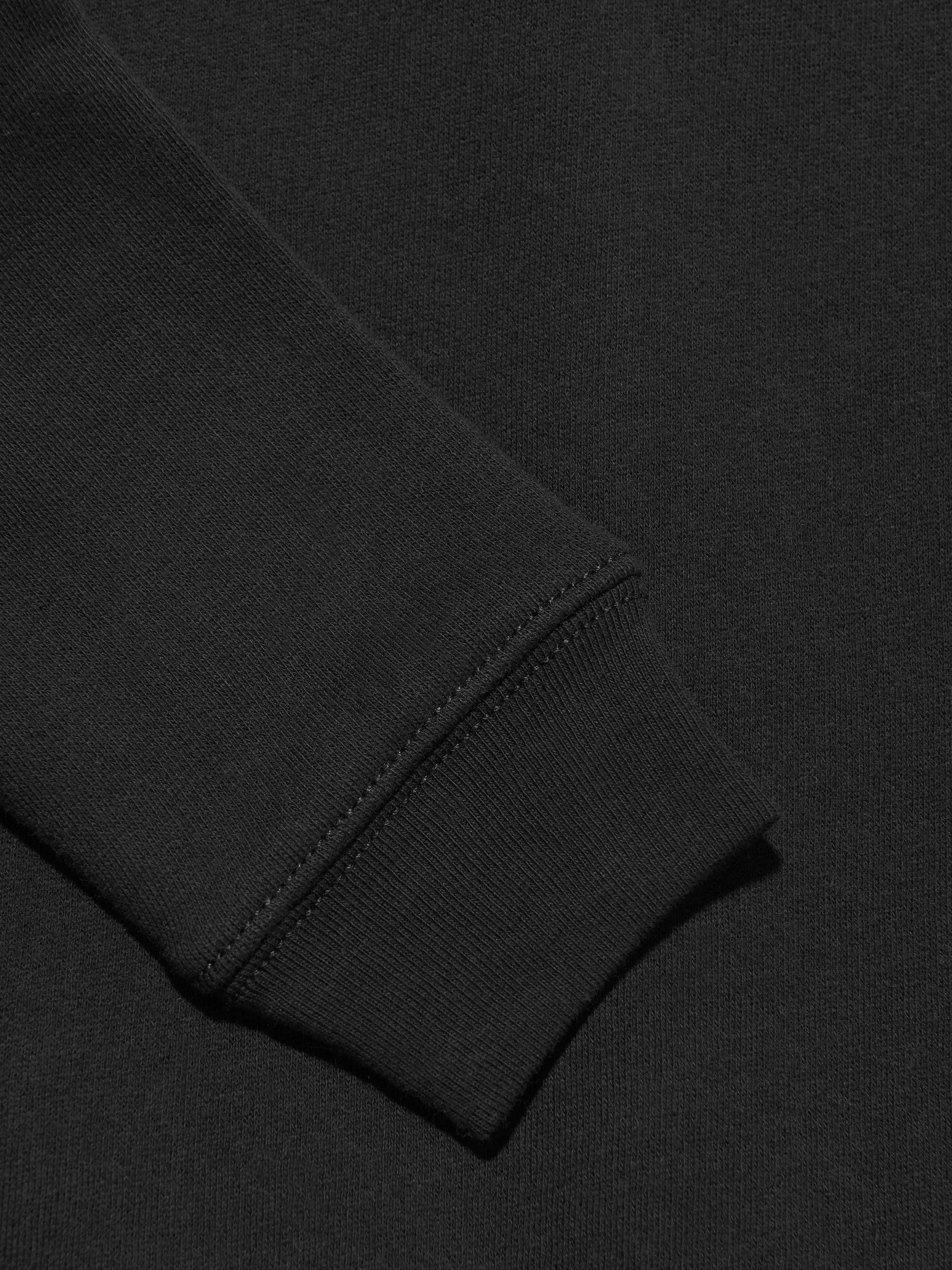 Boys Logo Zip Up Top in Black