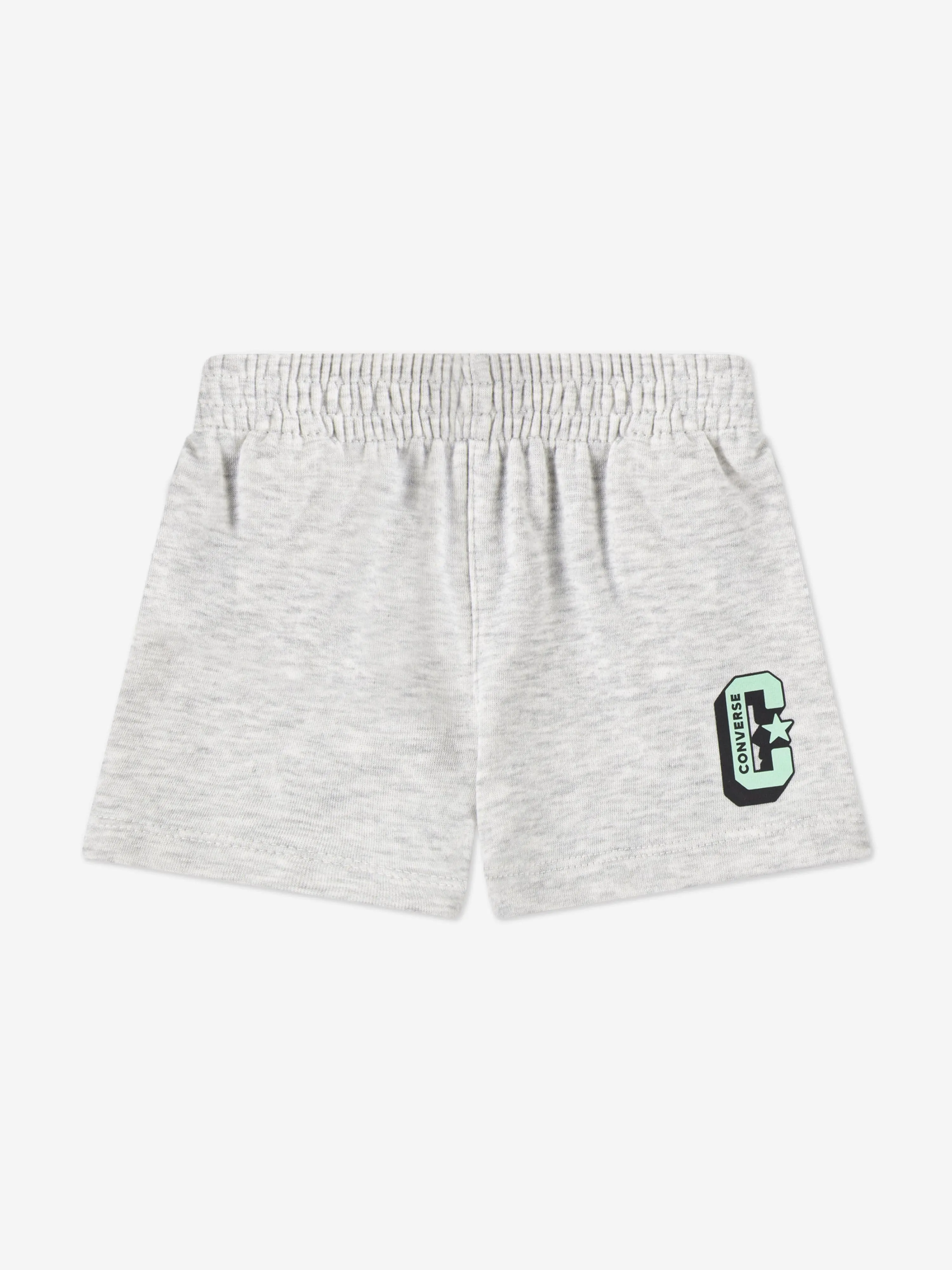 Boys Retro Remix Short Set in Grey