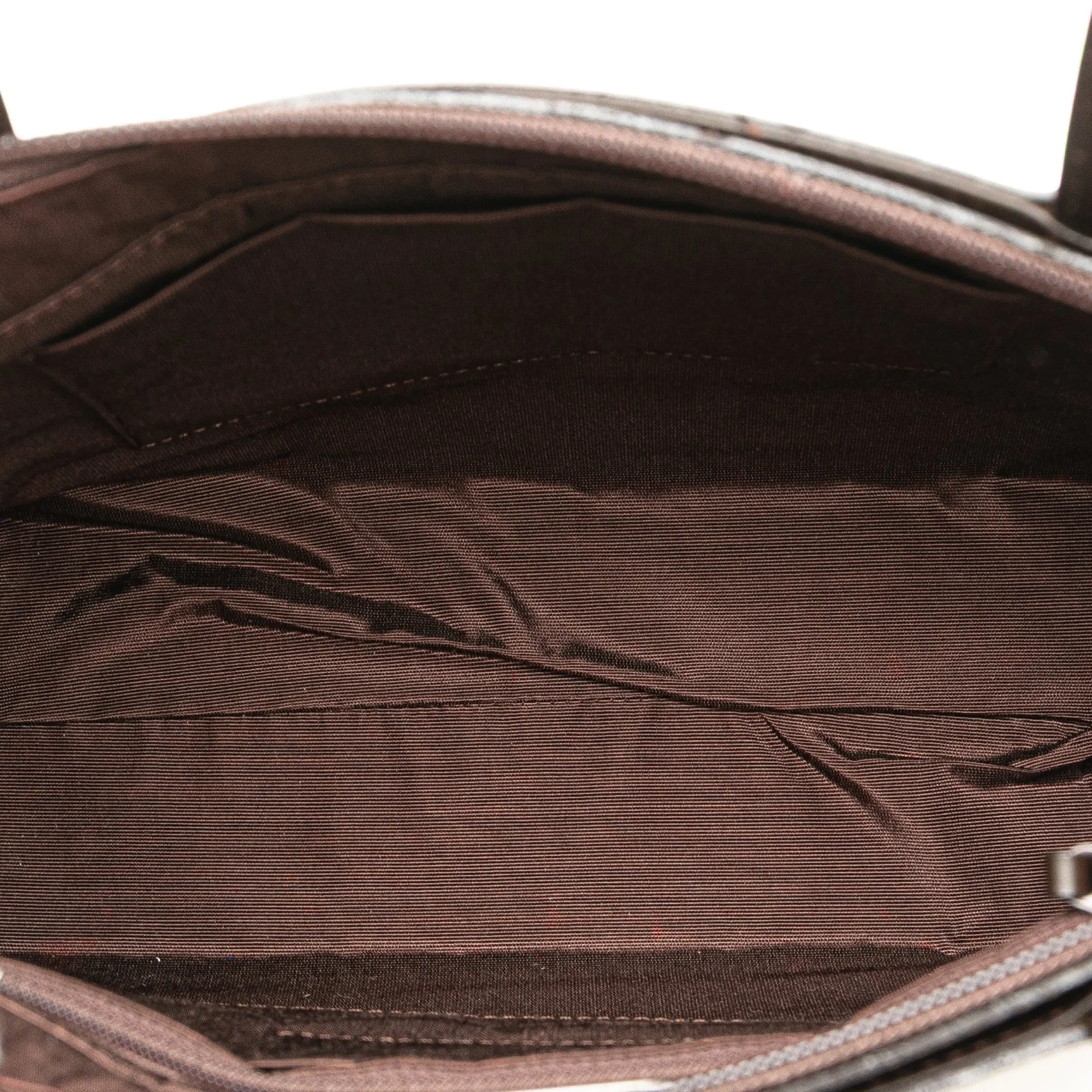 Burberry Leather and Suede Stitch Tote Brown