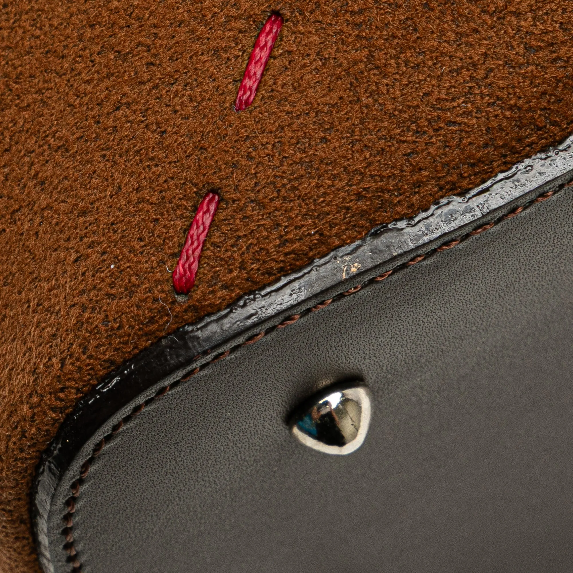 Burberry Leather and Suede Stitch Tote Brown