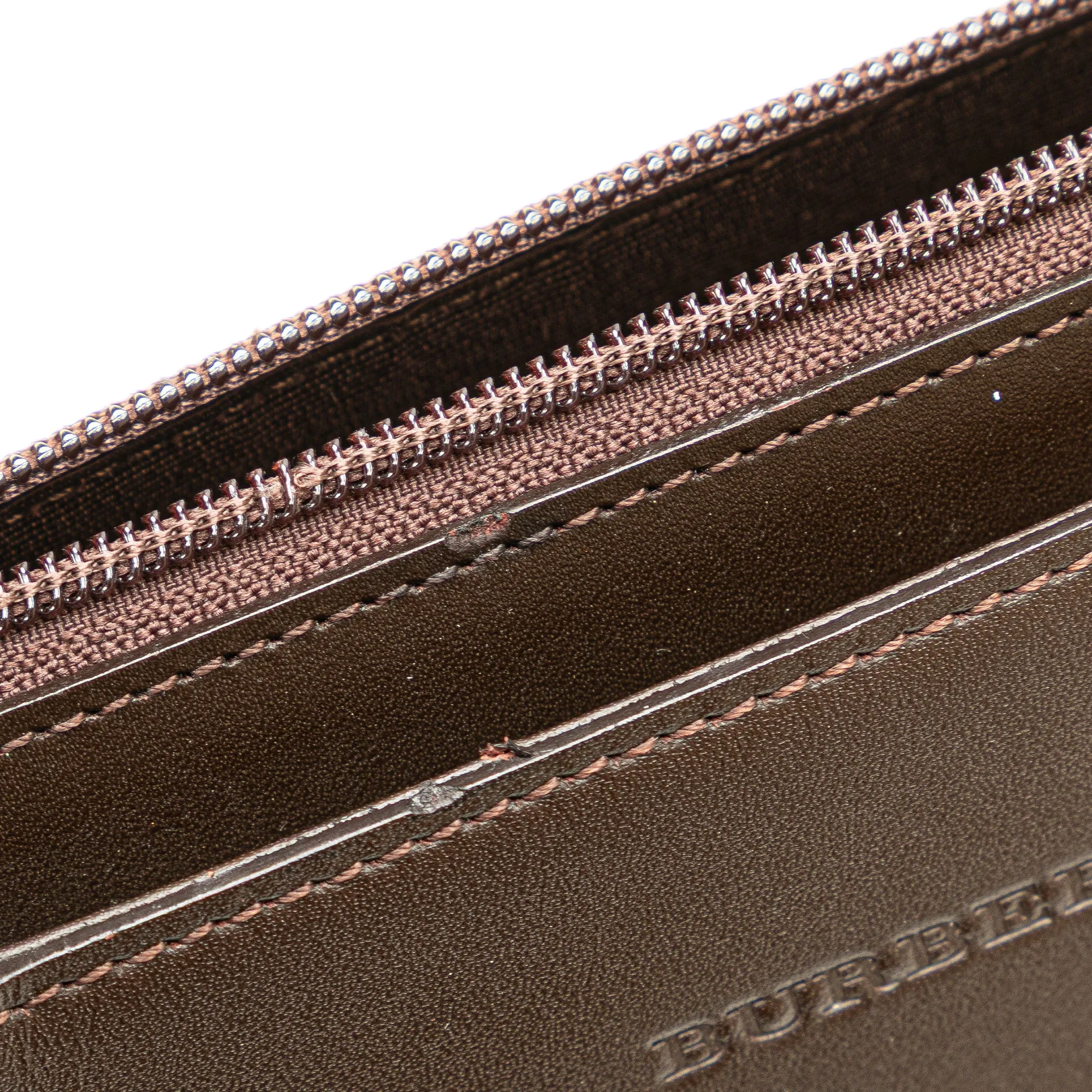 Burberry Leather and Suede Stitch Tote Brown