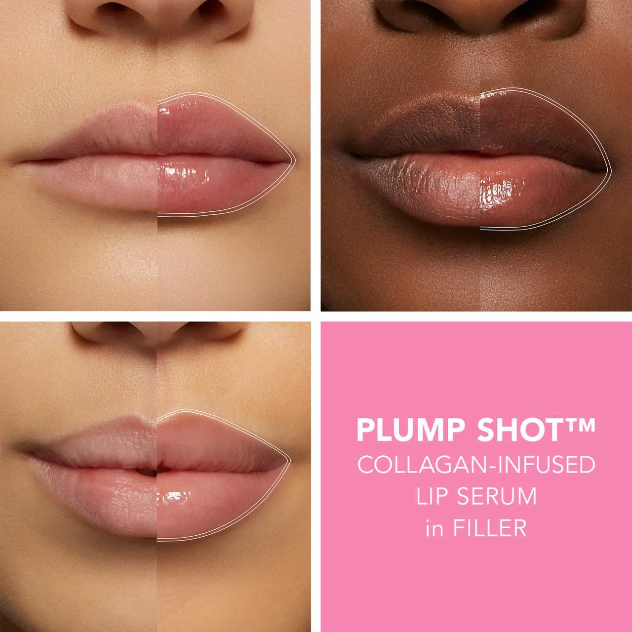 Buxom Plump Shot Collagen-Infused Lip Serum Plumper (2 shades) NIB