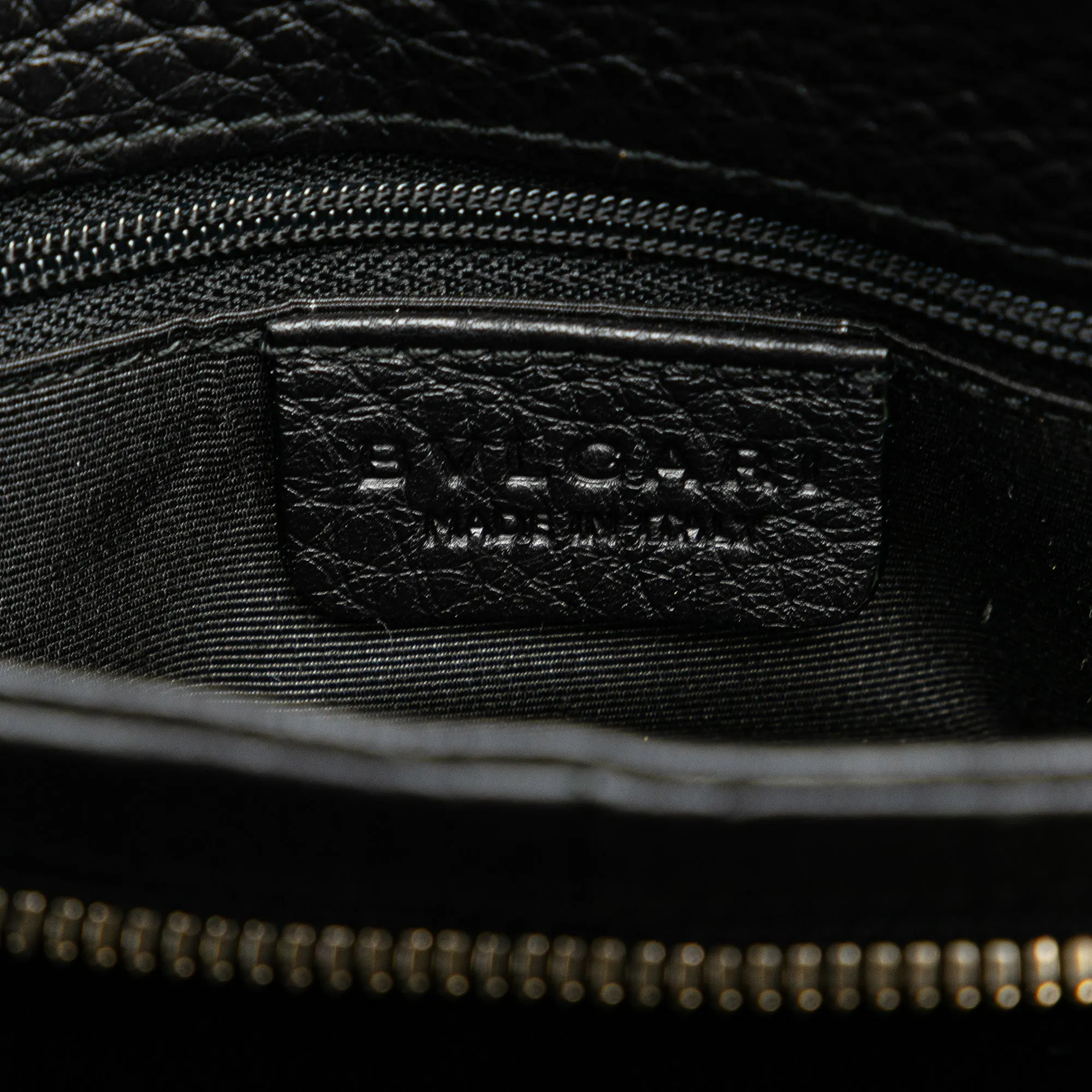 Bvlgari Logomania Canvas Handbag Black