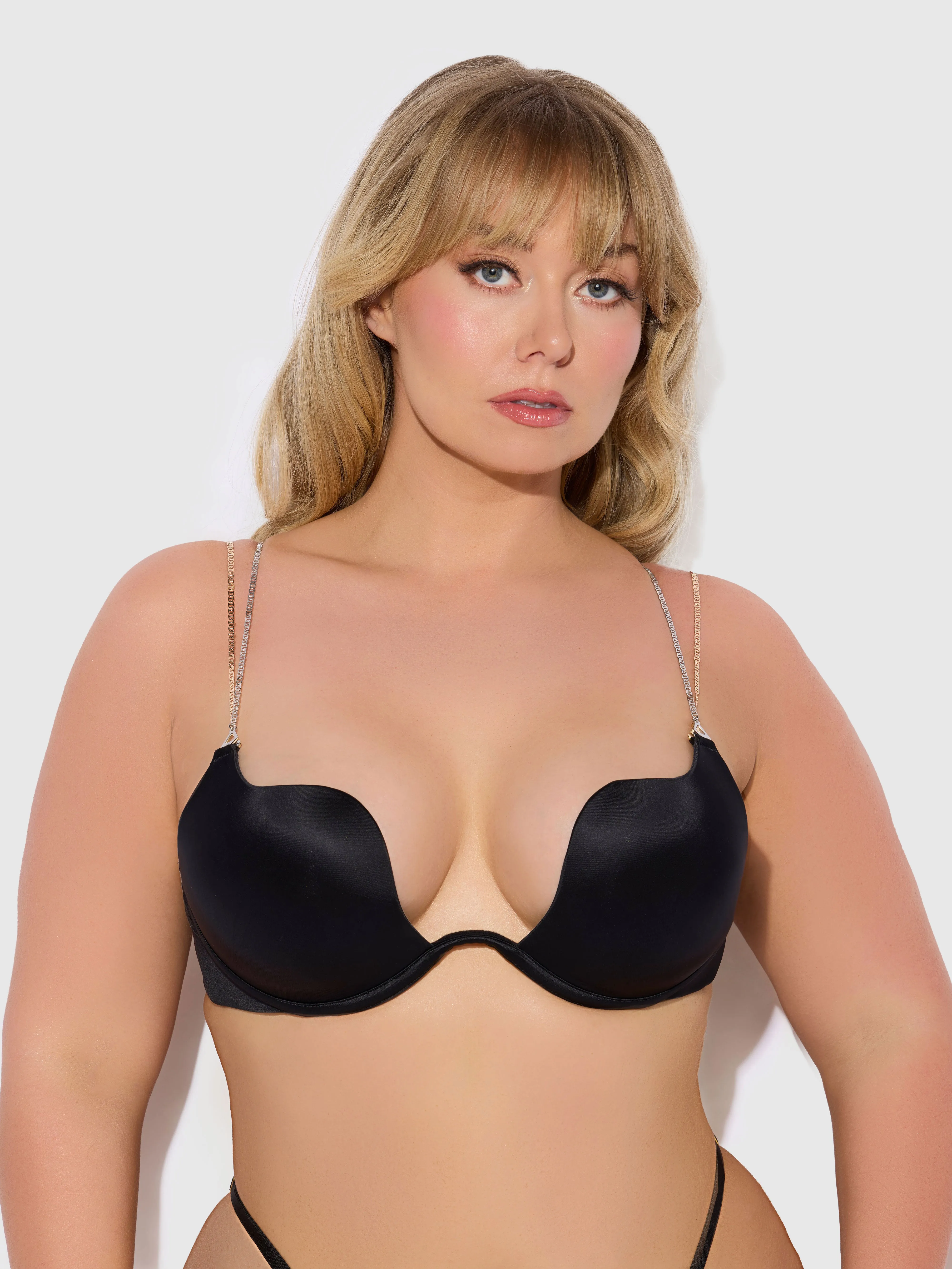 Chain Bra Straps In Gold & Silver