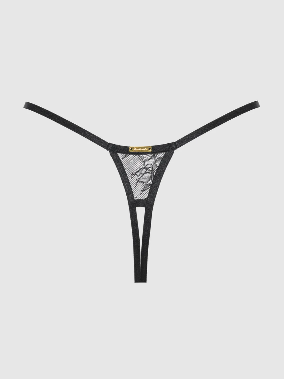 Chiara Crotchless Lace Thong