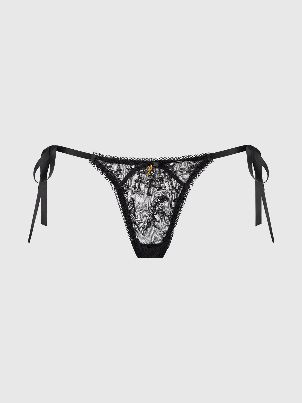 Chiara Lace Drop Off Tie Side G-String
