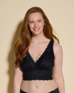 Curvy Plungie Longline Bralette Cosabella