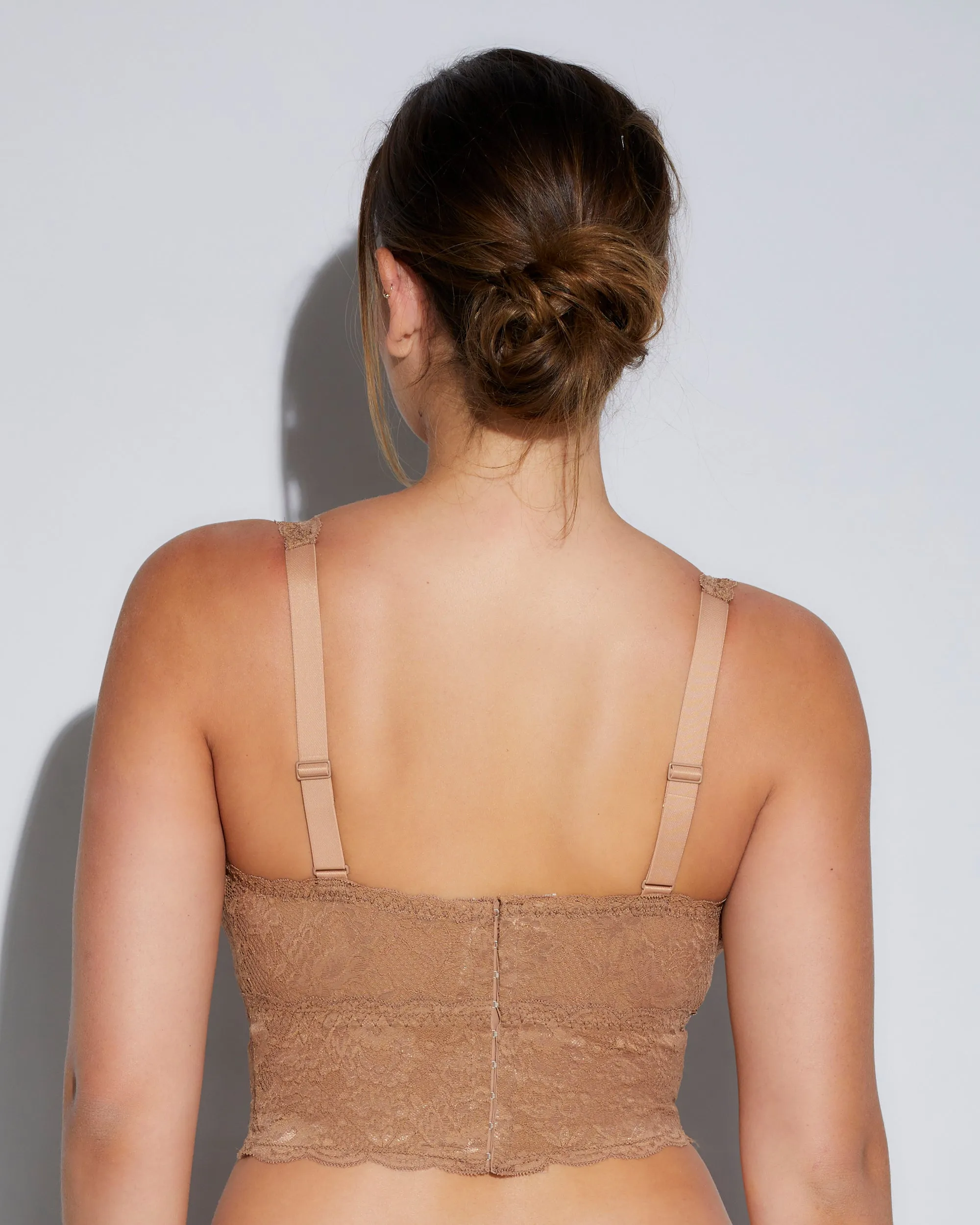Curvy Plungie Longline Bralette Cosabella