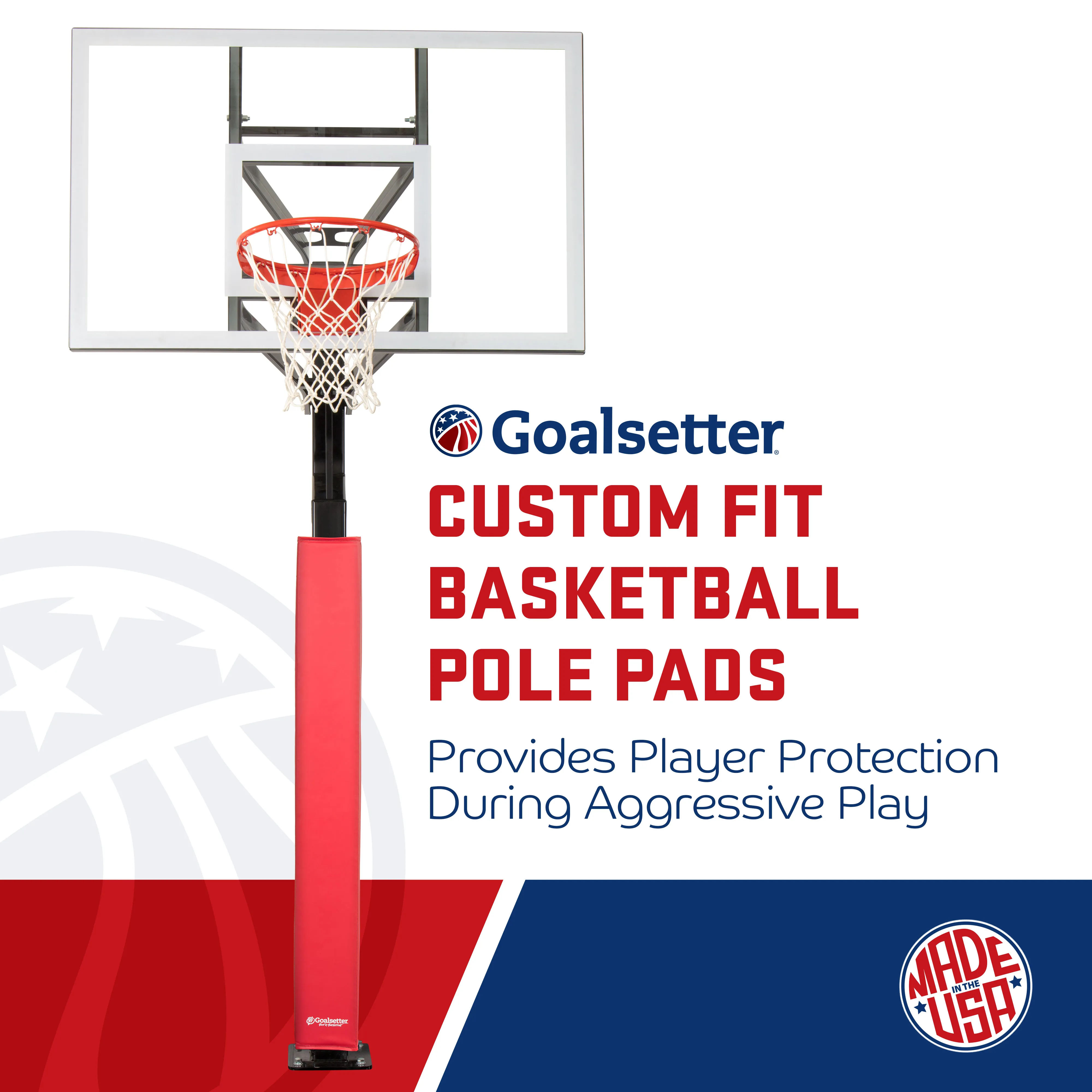 Custom Fit Basketball Pole Pad (5-6" Poles) Goalsetter