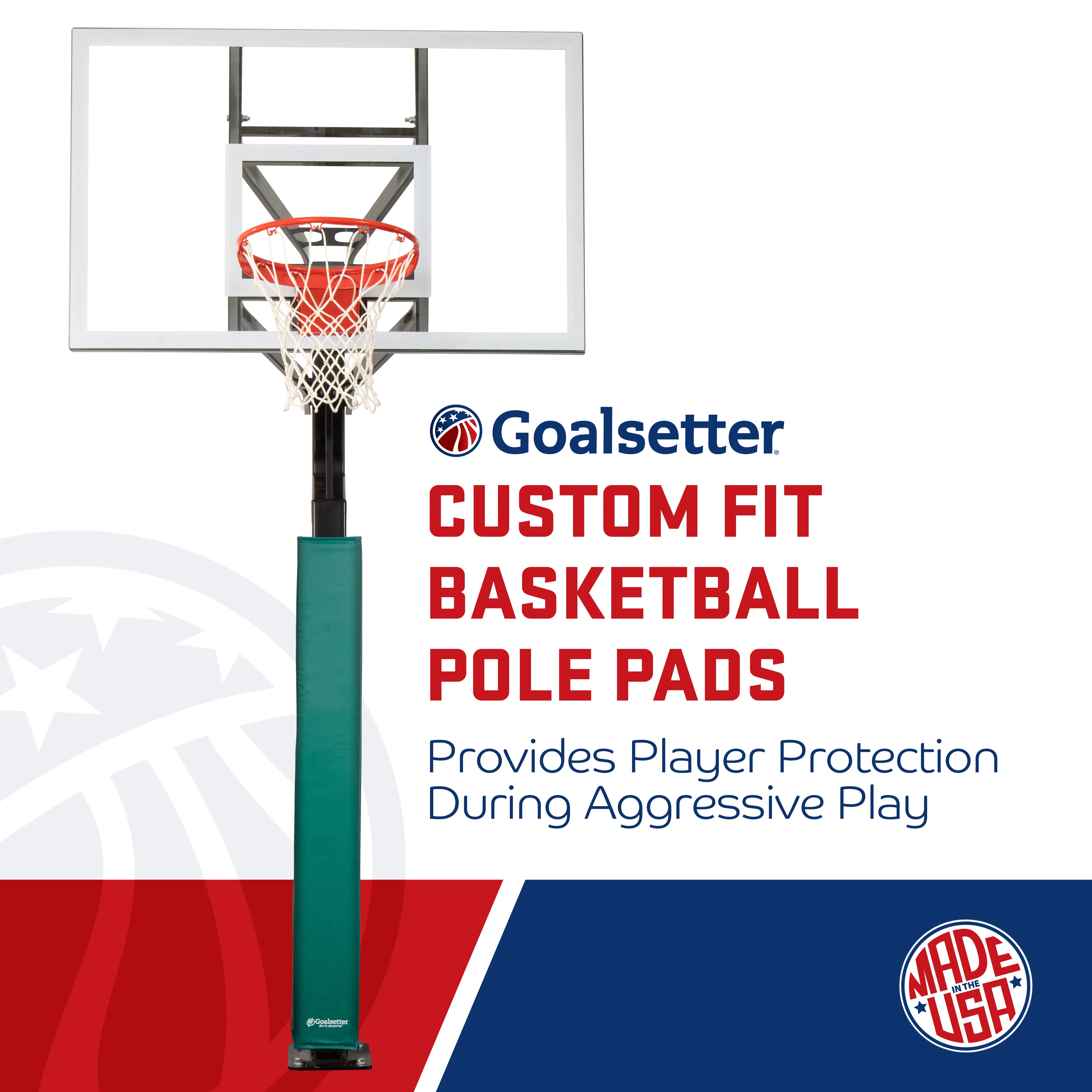 Custom Fit Basketball Pole Pad (5-6" Poles) Goalsetter