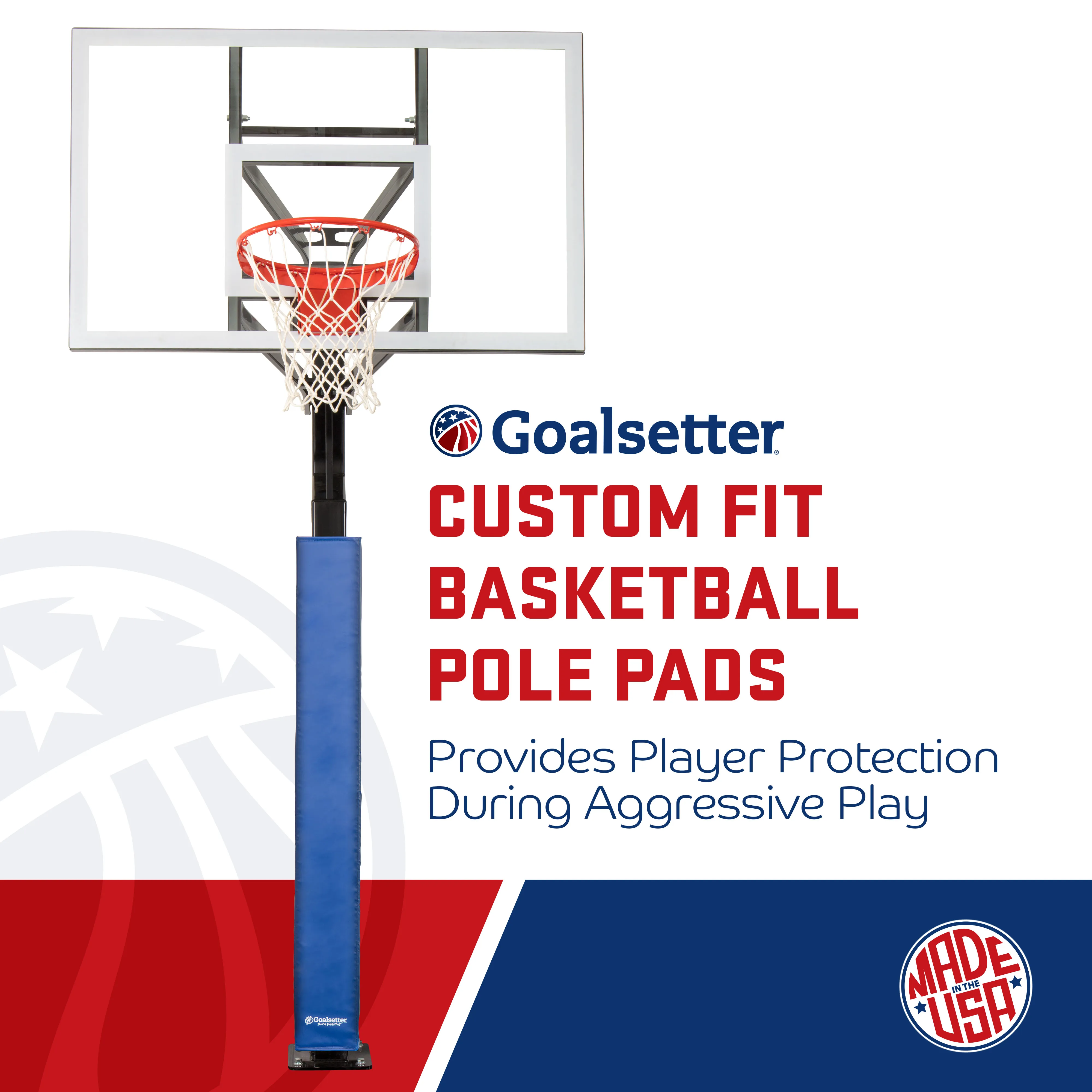 Custom Fit Basketball Pole Pad (5-6" Poles) Goalsetter
