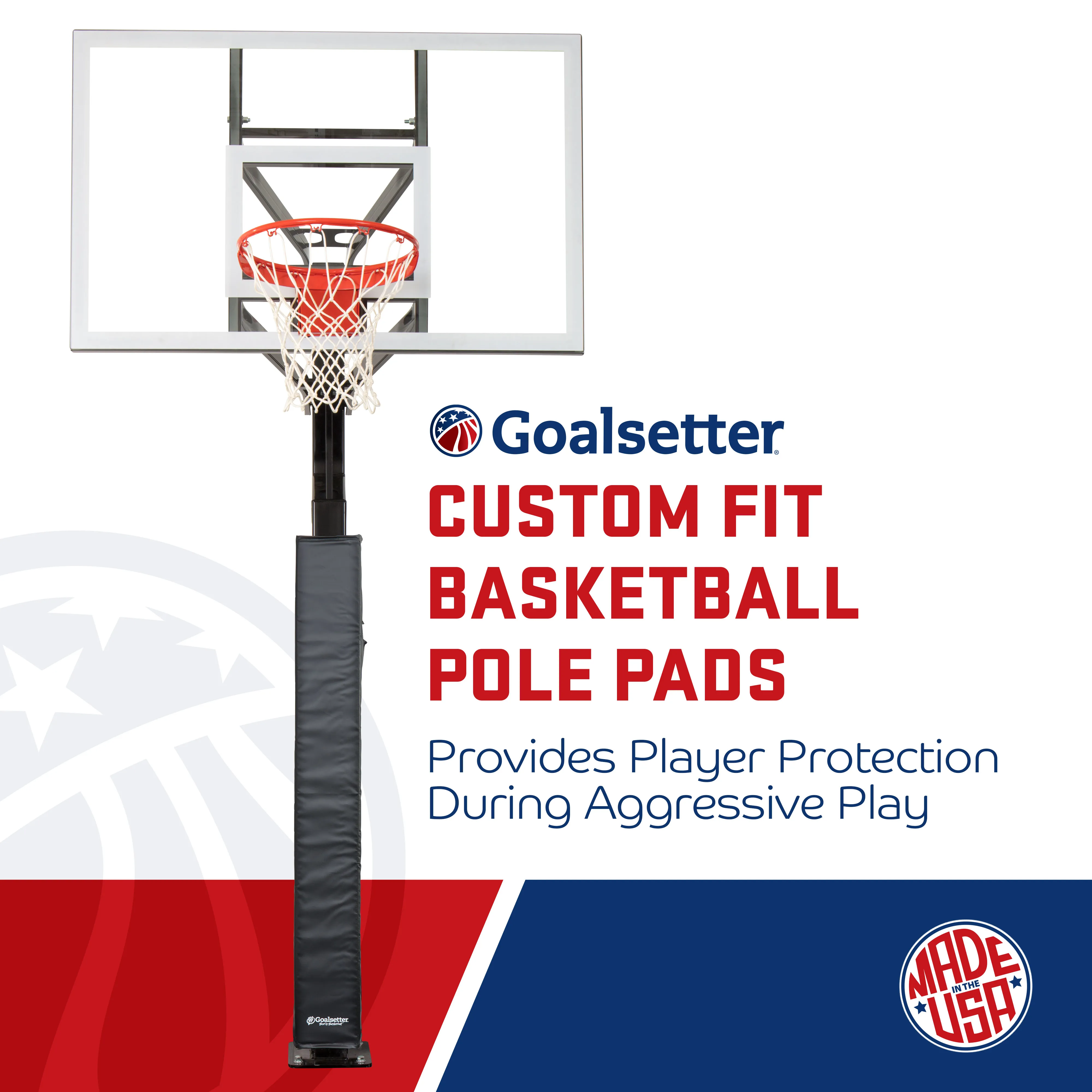 Custom Fit Basketball Pole Pad (5-6" Poles) Goalsetter