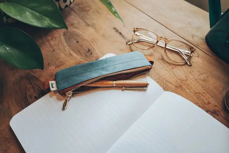 Denim Notebook Pouch