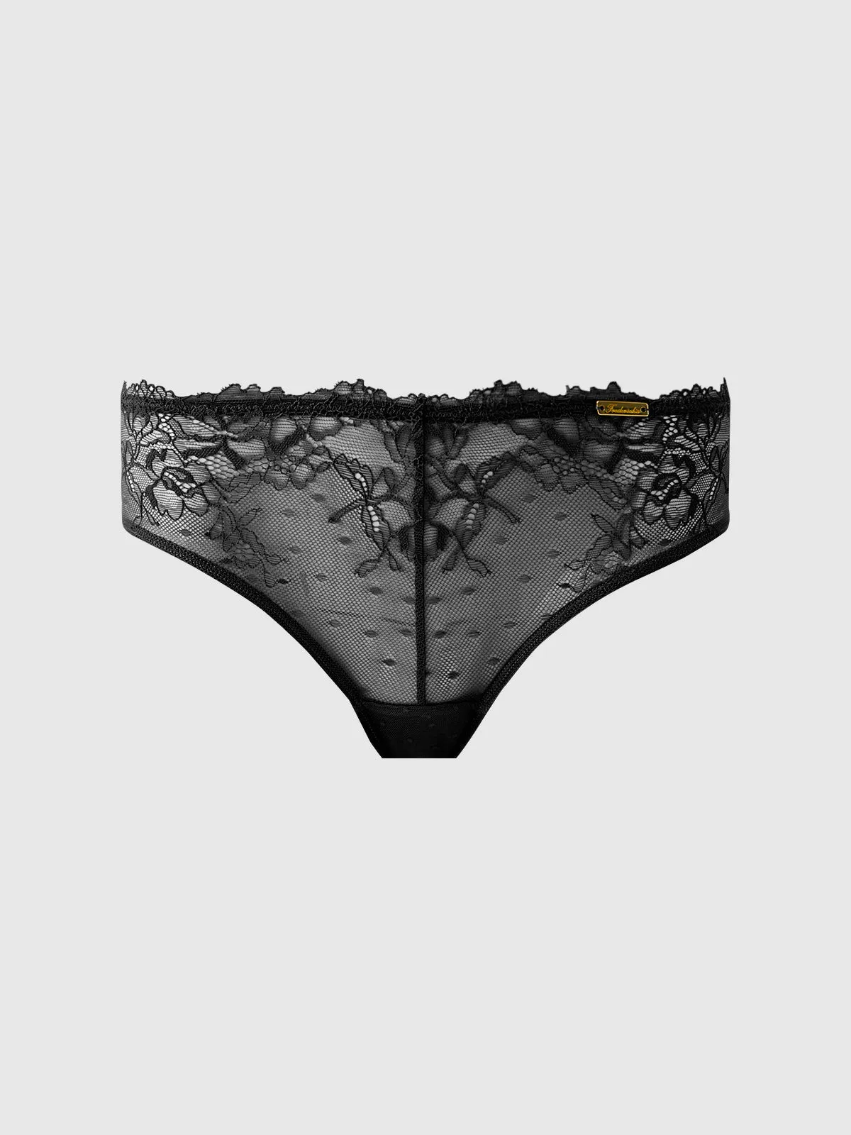 Elizabeth Lace & Rhinestone Back Cheeky