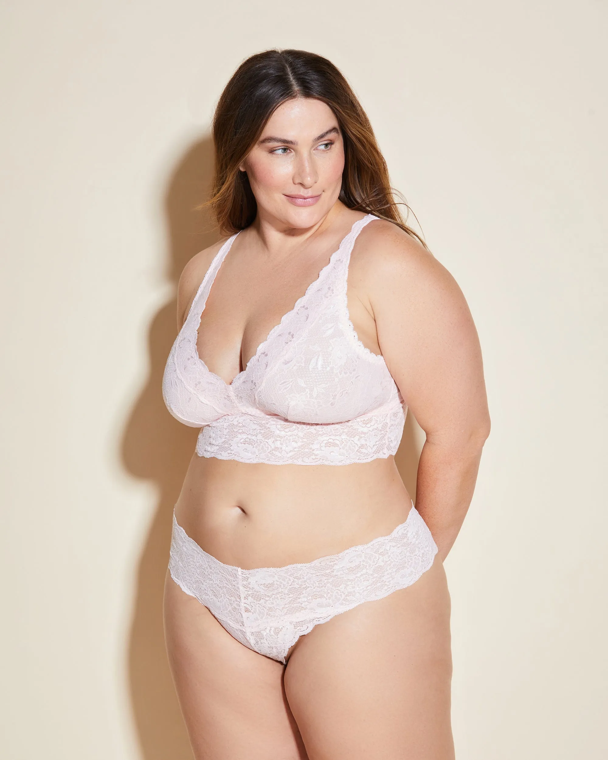 Extended Plungie Longline Bralette Cosabella