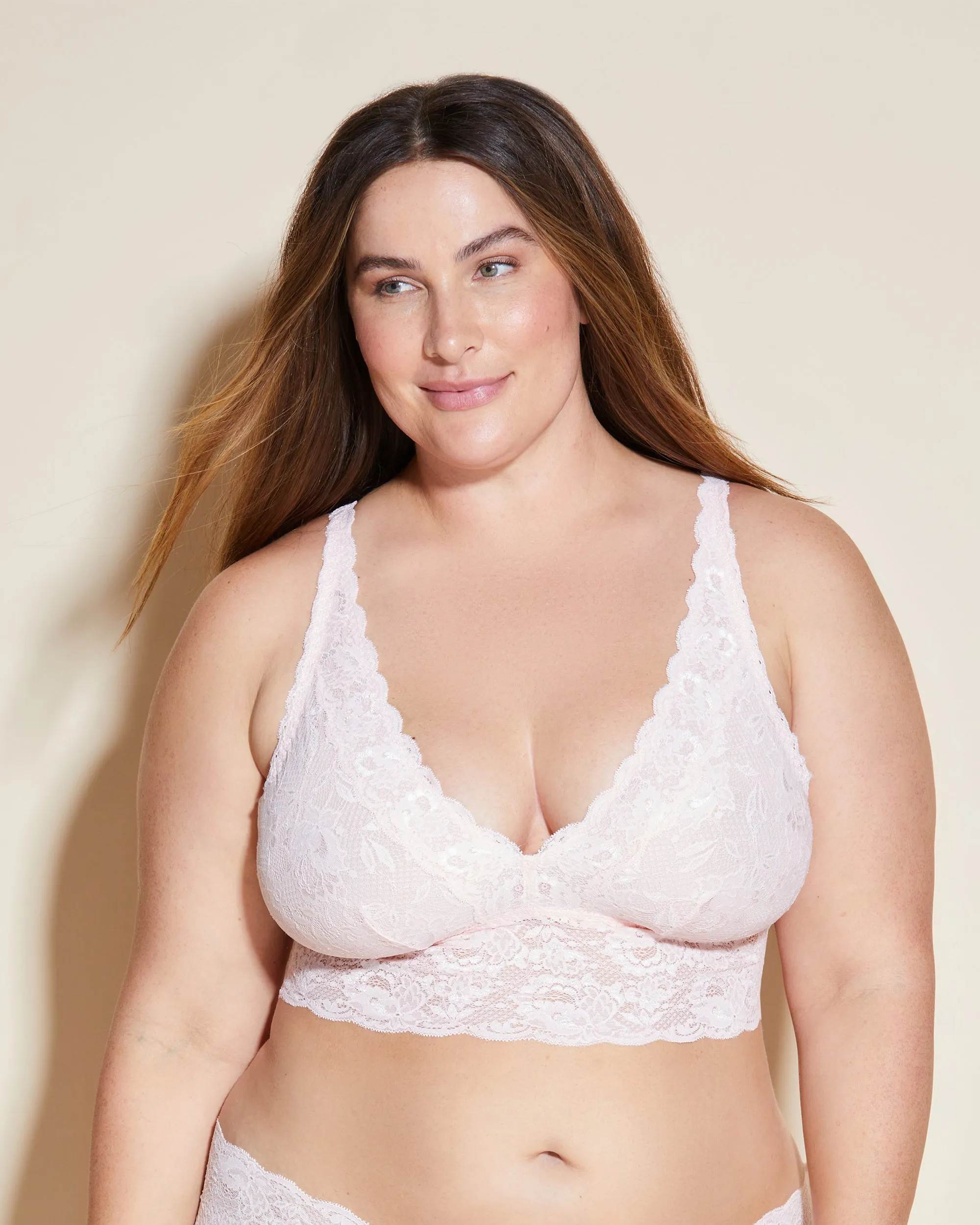 Extended Plungie Longline Bralette Cosabella