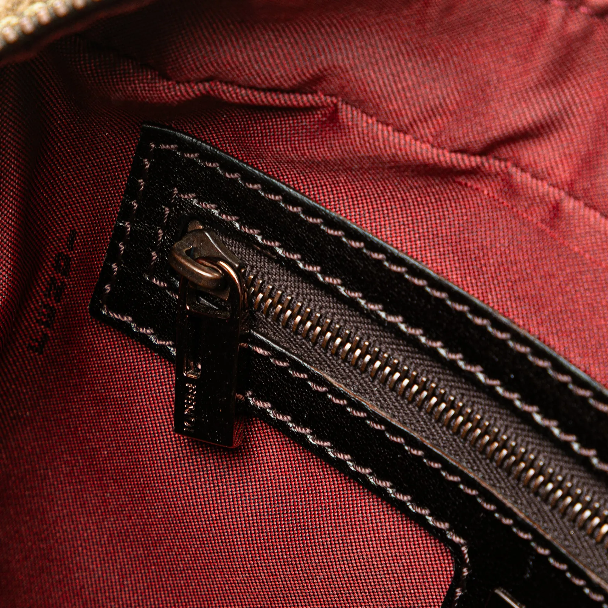 Fendi Suede Shoulder Bag Brown