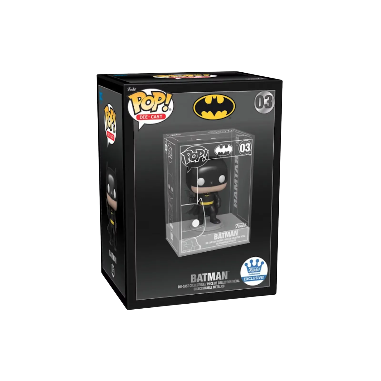 Funko Pop! Die-Cast Batman Funko Shop Exclusive Figure #03