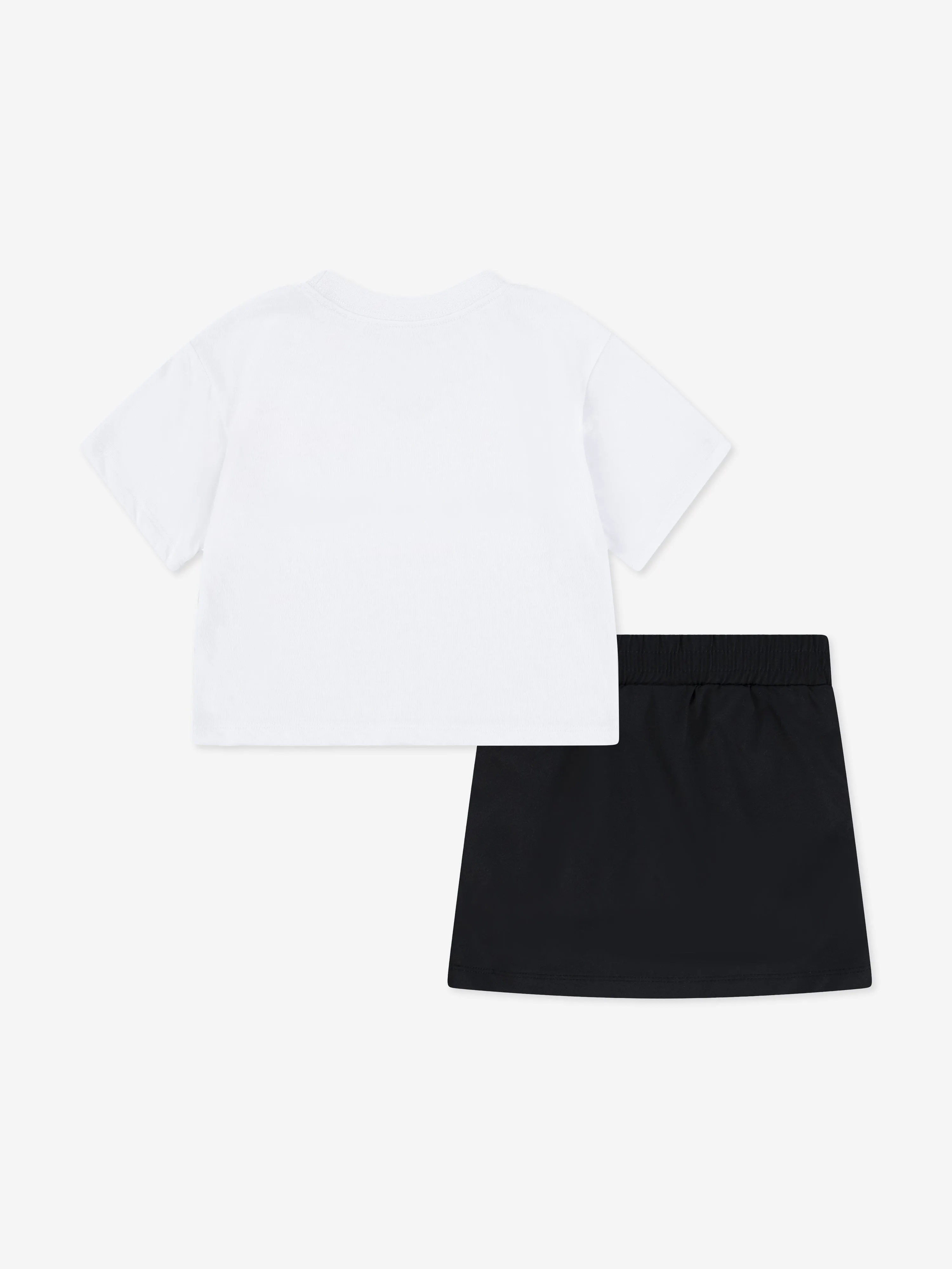 Girls Crafted Utility Skort Set in Black