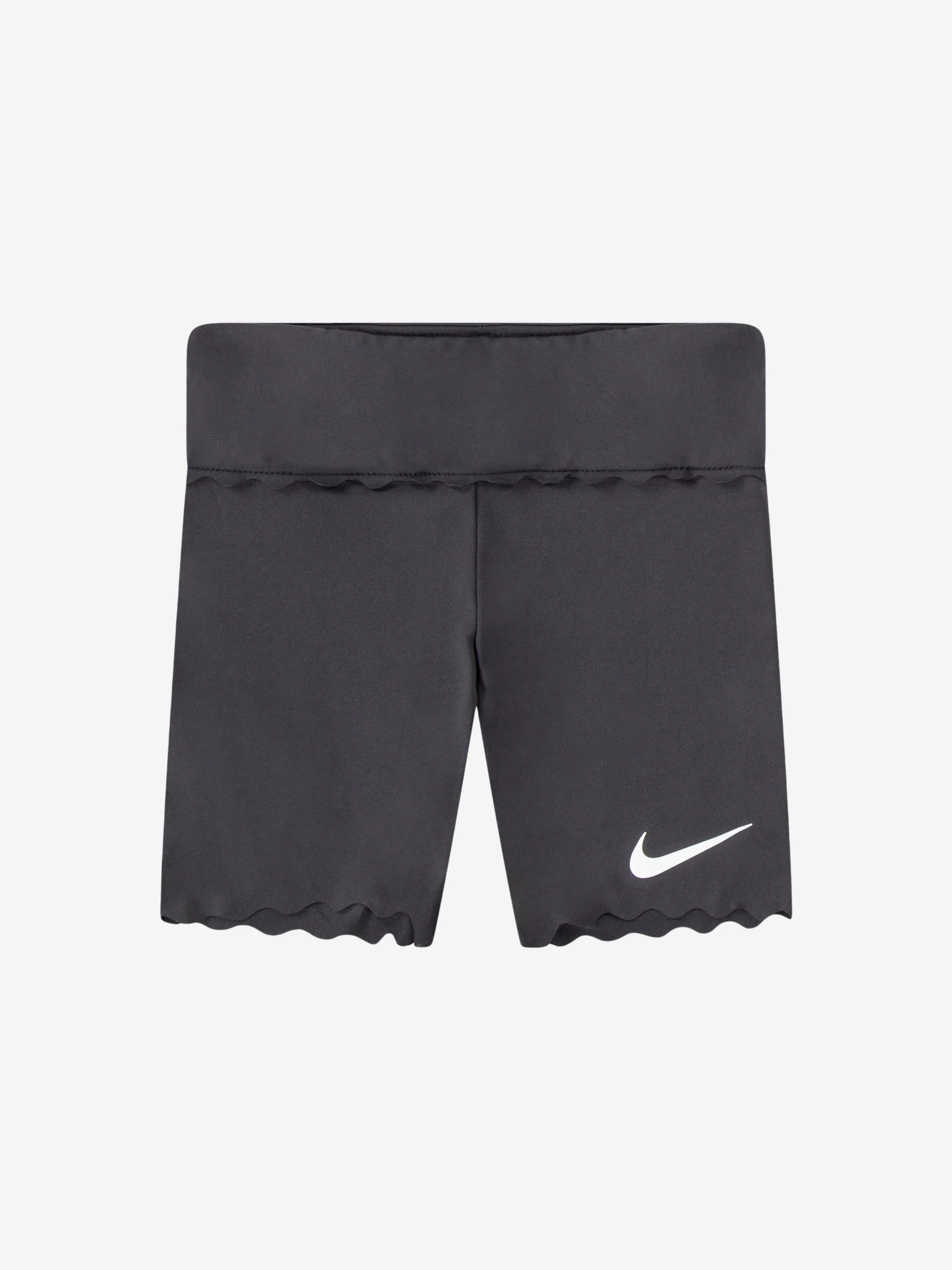Girls Swoosh Motion Short Set in Black