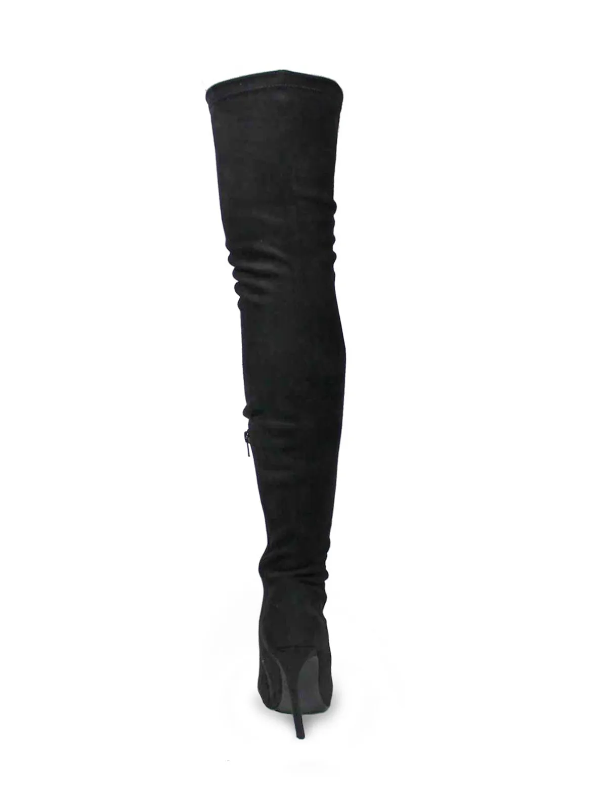 Gisele Stretchy Overknee Heeled Boots