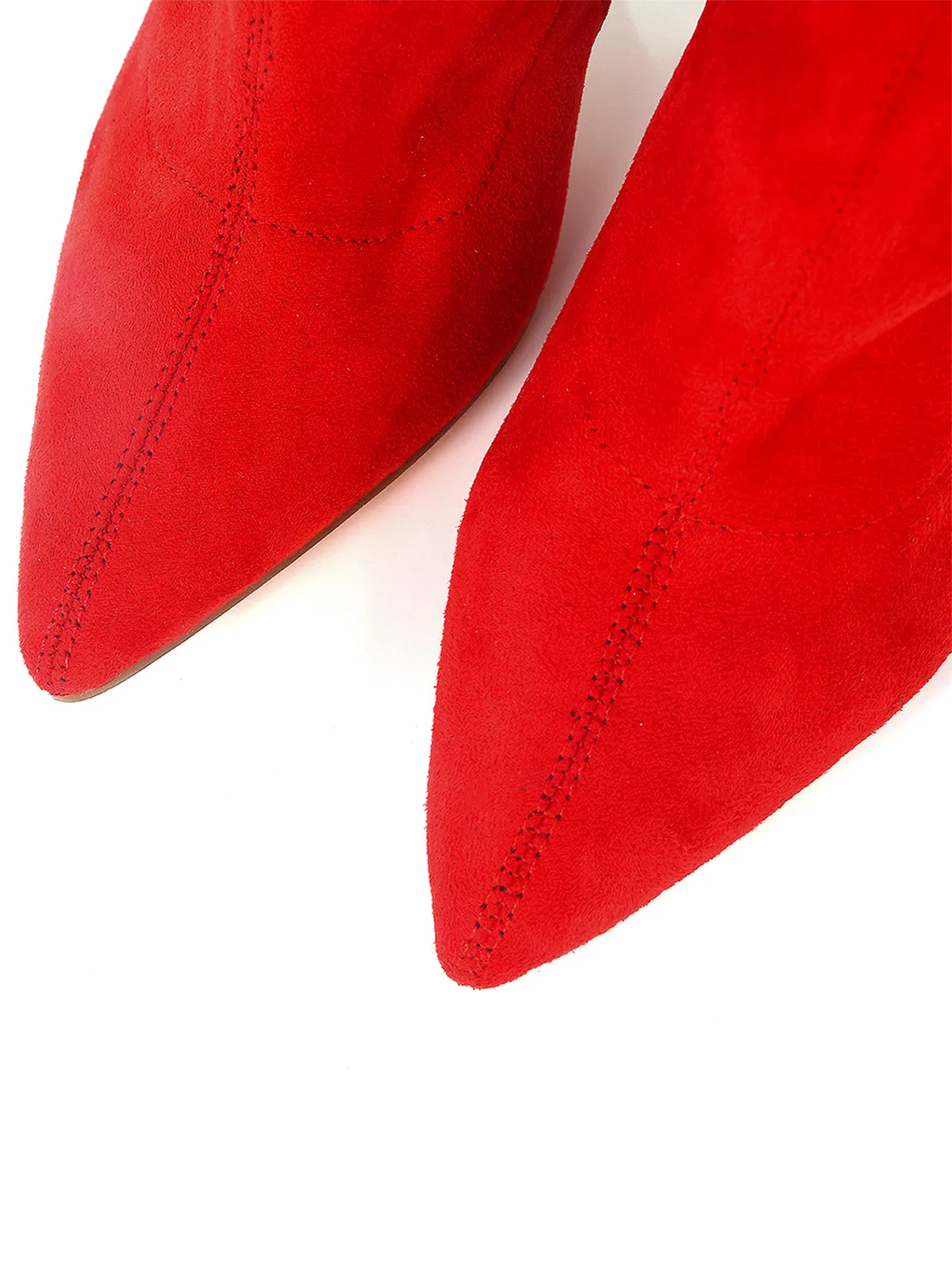 Gisele Stretchy Overknee Heeled Boots