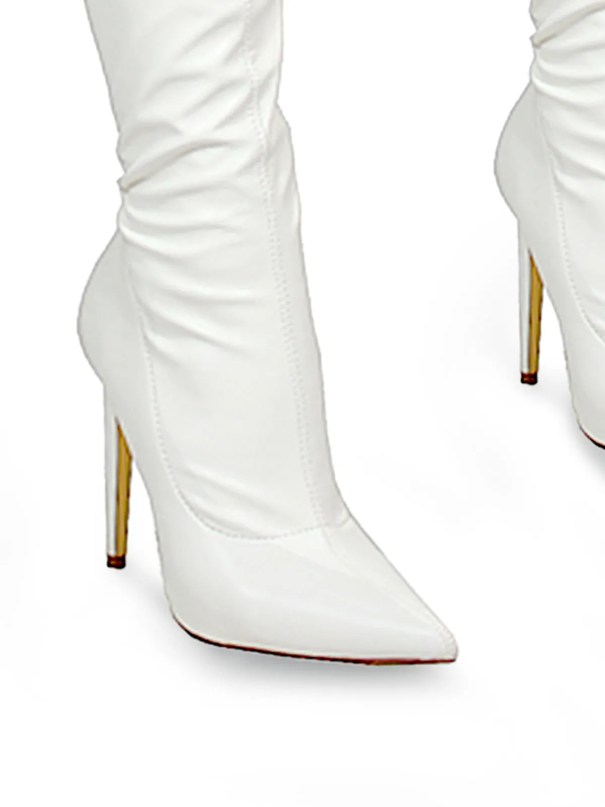 Gisele Stretchy Overknee Heeled Boots