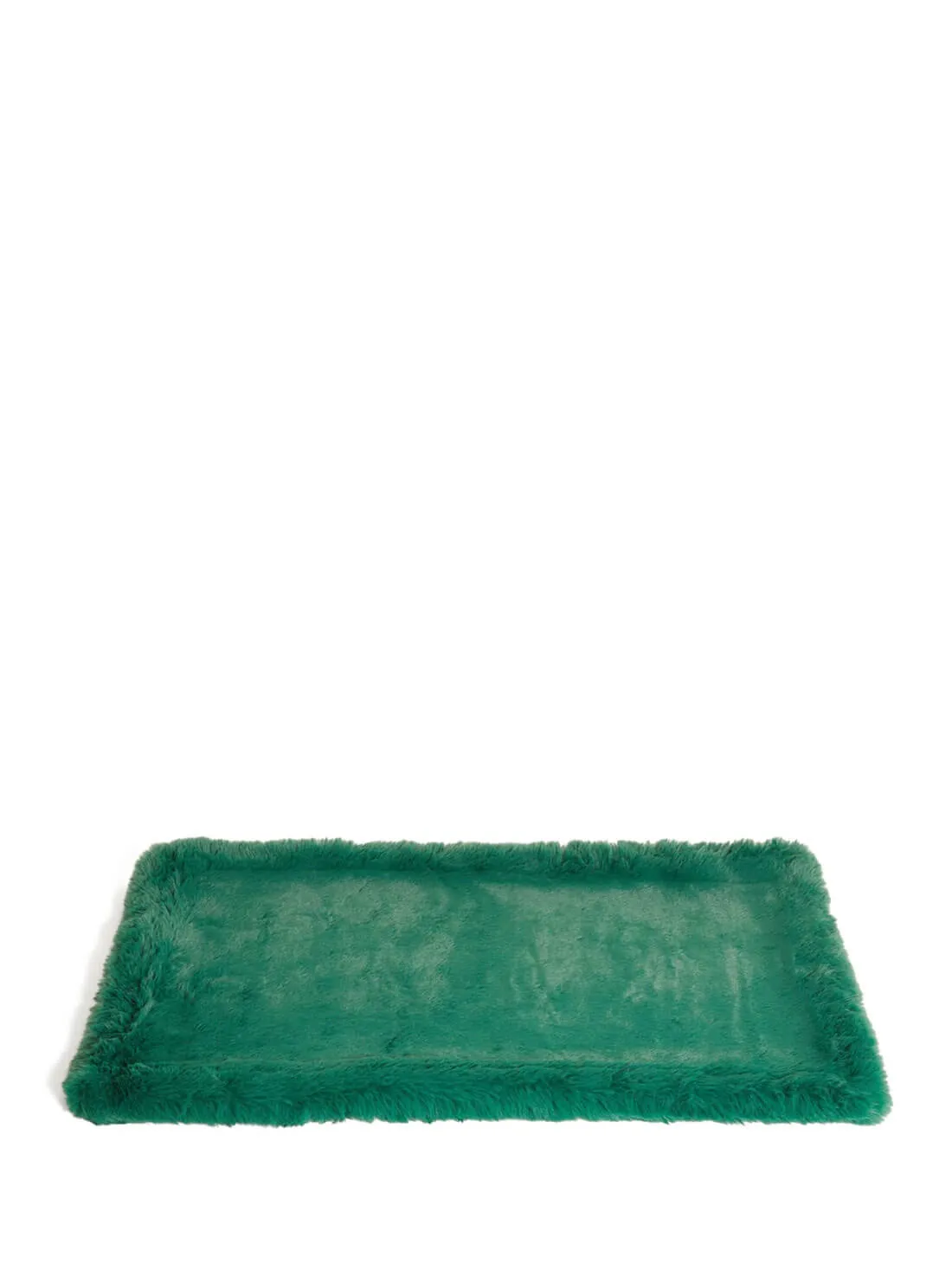 Green Faux-Fur Luxury Pet Rug Guess
