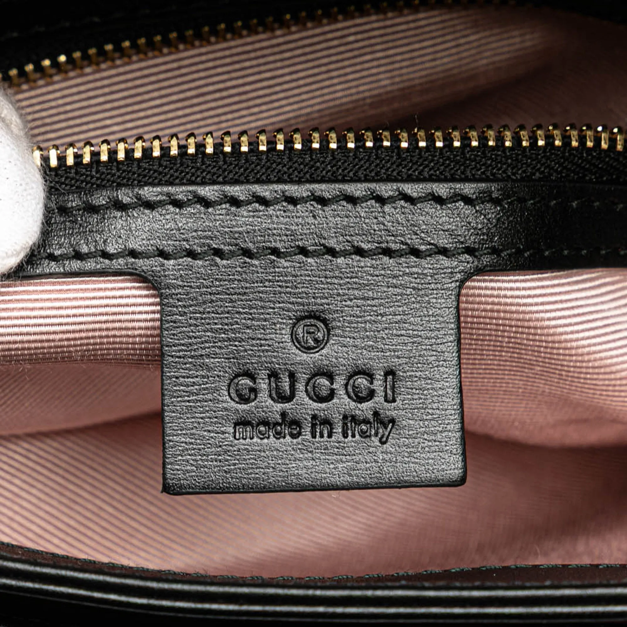 Gucci Suede Arli Crossbody Black